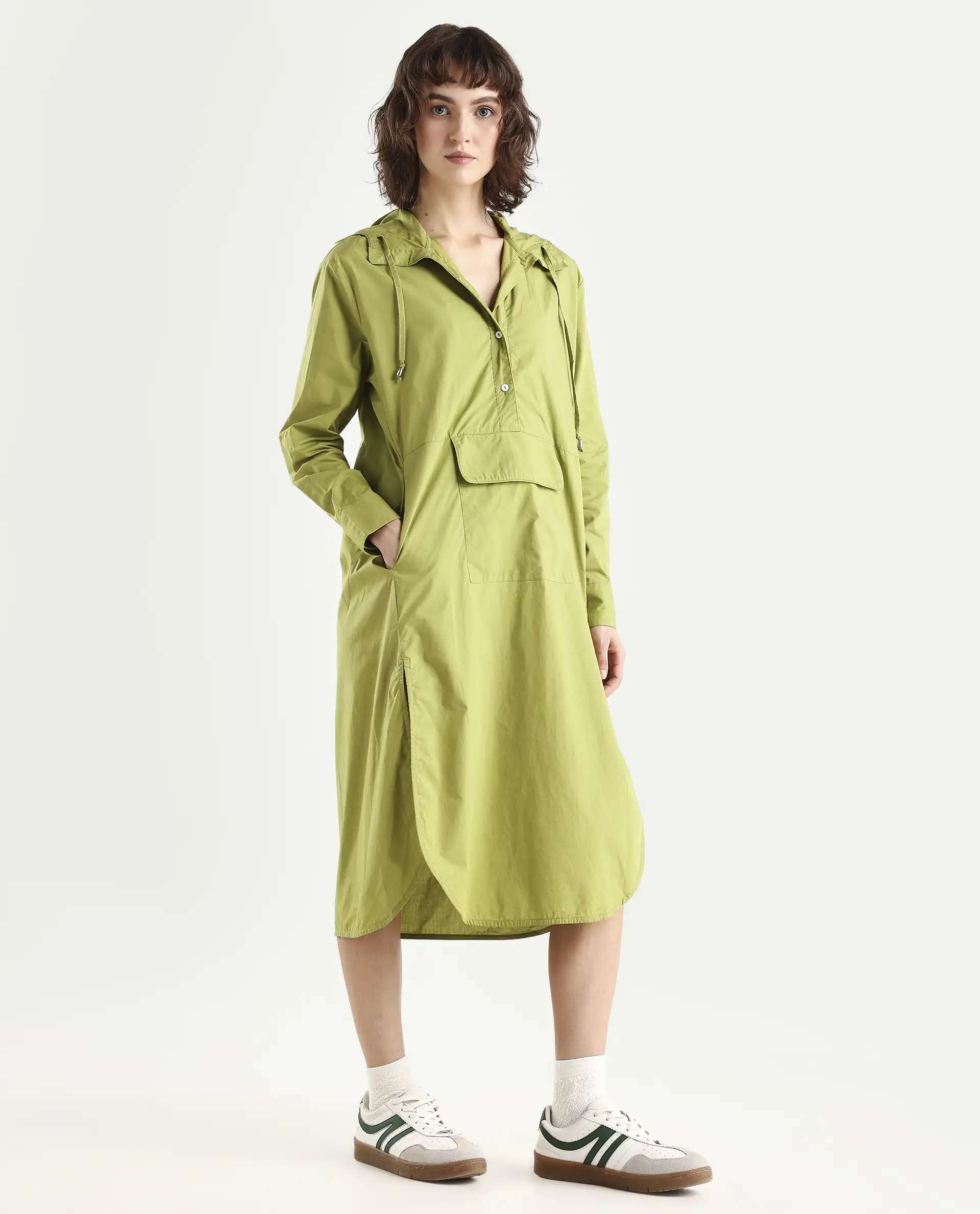 Rareism Women's Chills Green Dress - Image 6