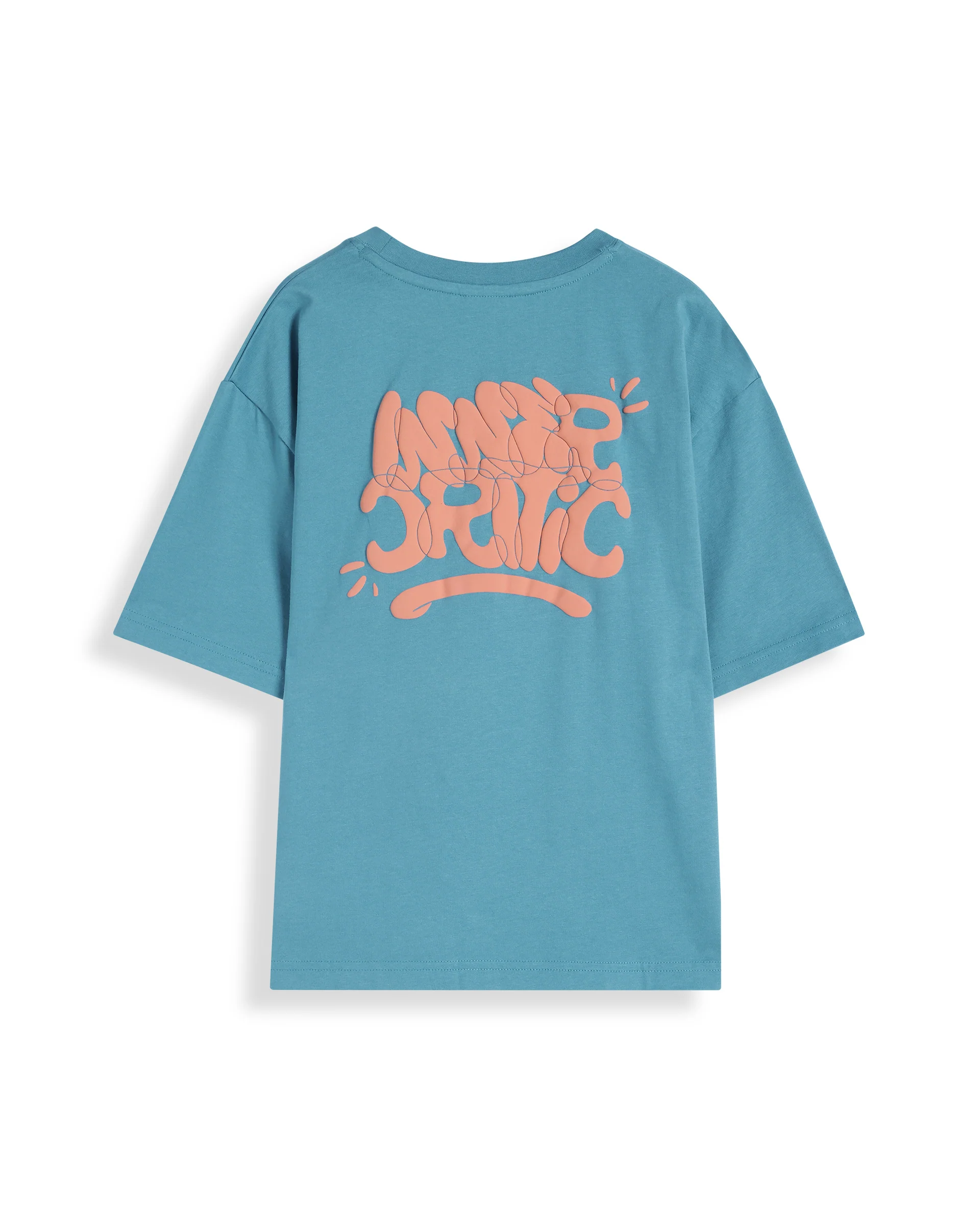 Rare Ones Kids Chris Turq Cotton Half Sleeves Crew Neck Oversized Fit Graphic Print T-Shirt - Image 3