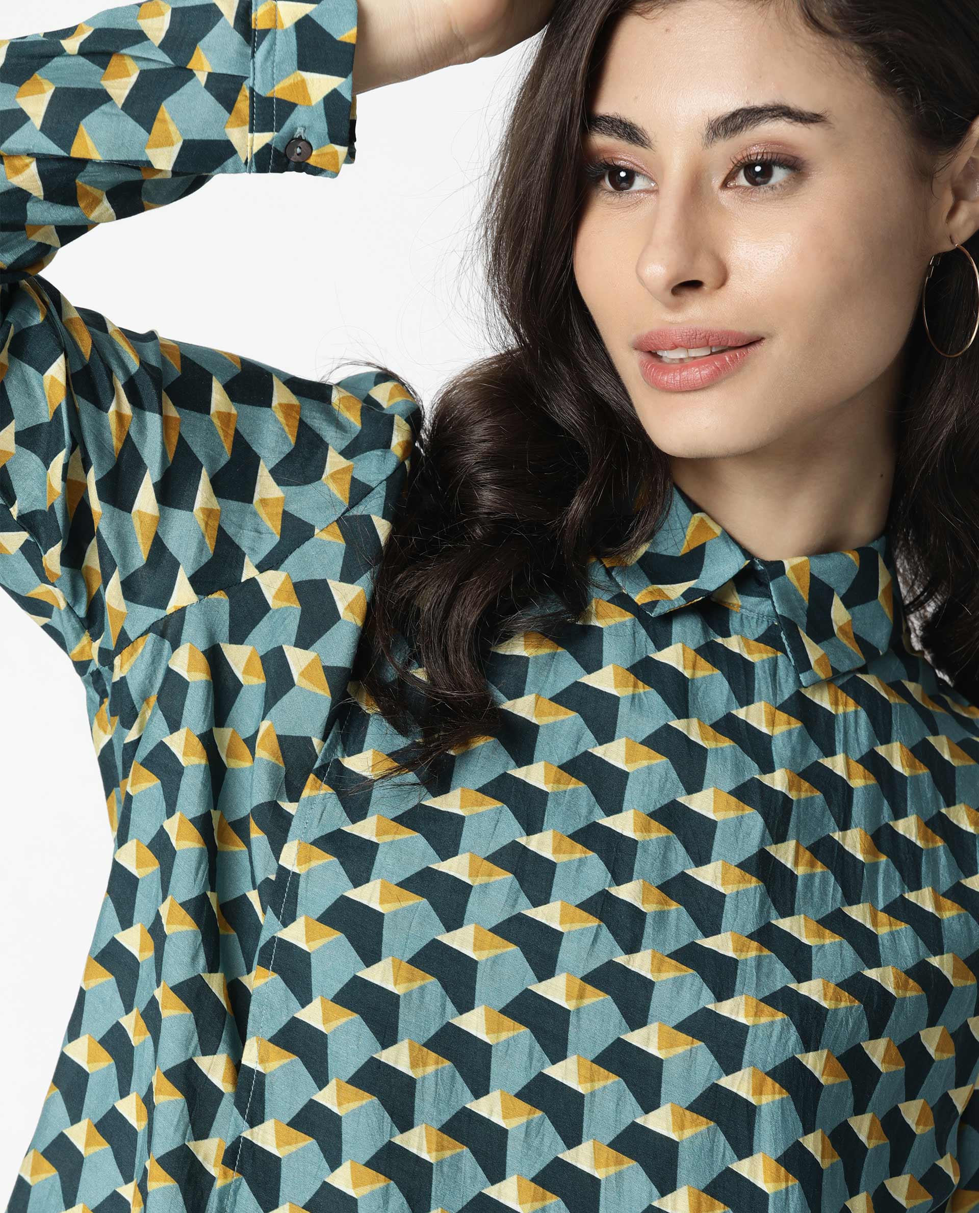 Rareism Women's Chrysa Mustard Top