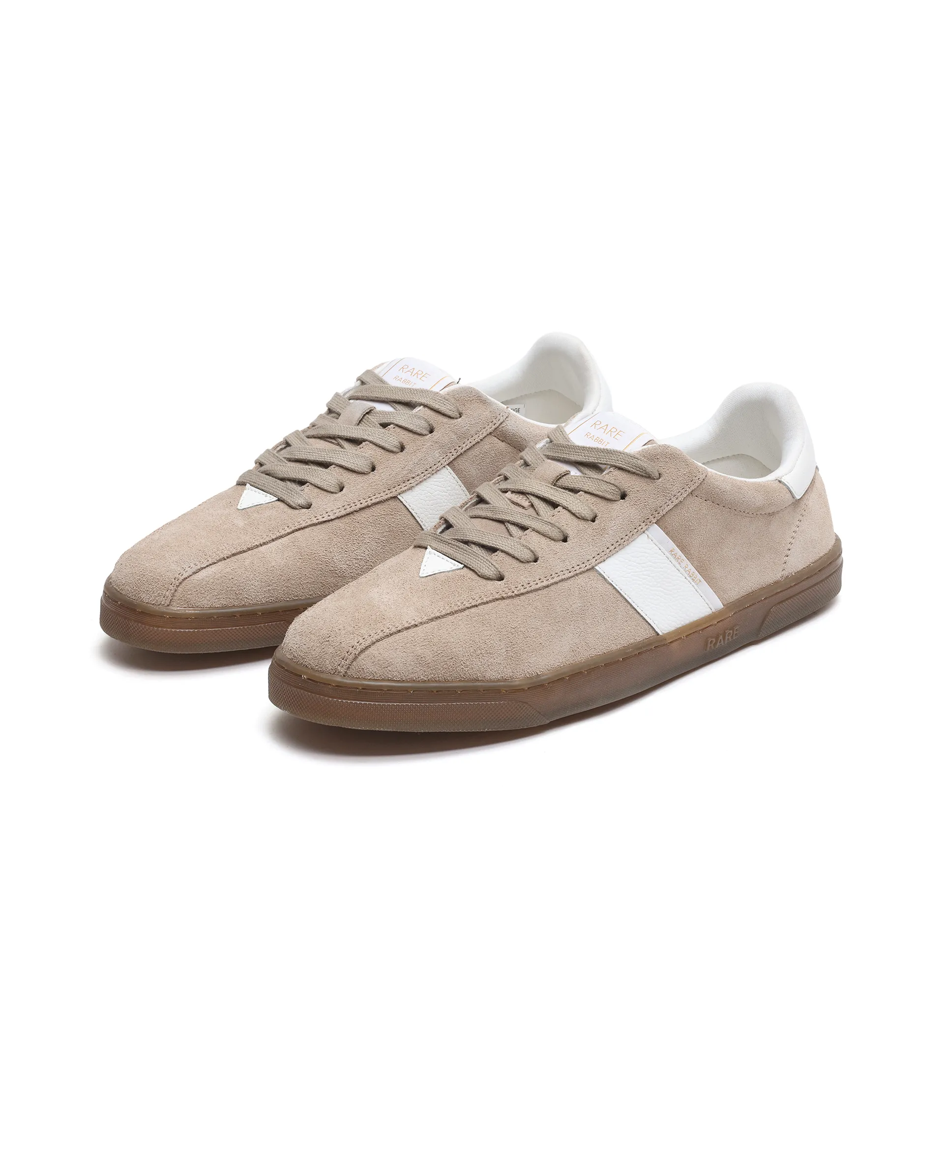 Rare Rabbit Men Classo Dark Beige Lace-Up Closure Sneaker - Image 3