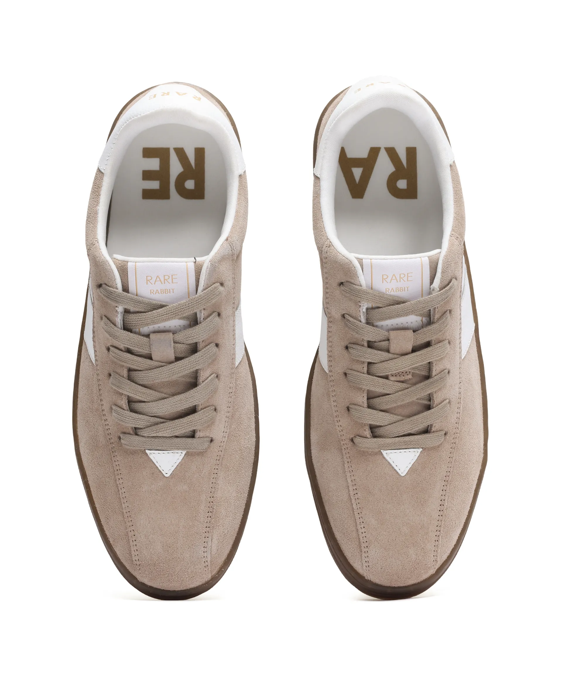 Rare Rabbit Men Classo Dark Beige Lace-Up Closure Sneaker - Image 4