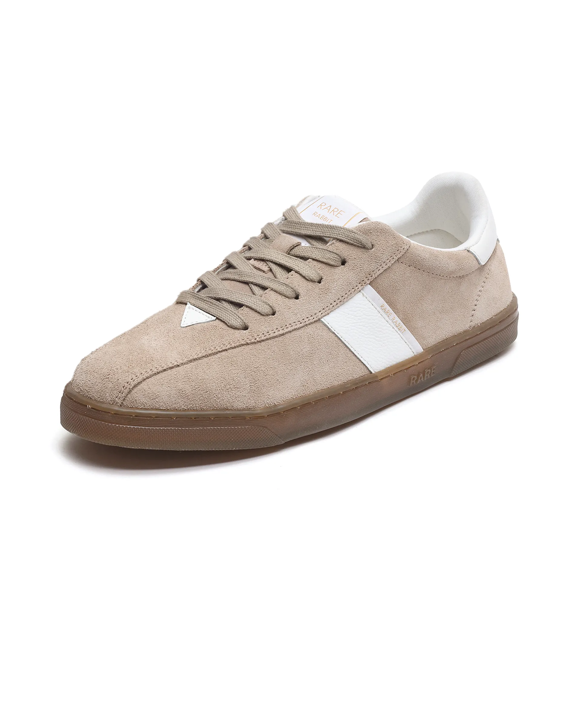 Rare Rabbit Men Classo Dark Beige Lace-Up Closure Sneaker - Image 5