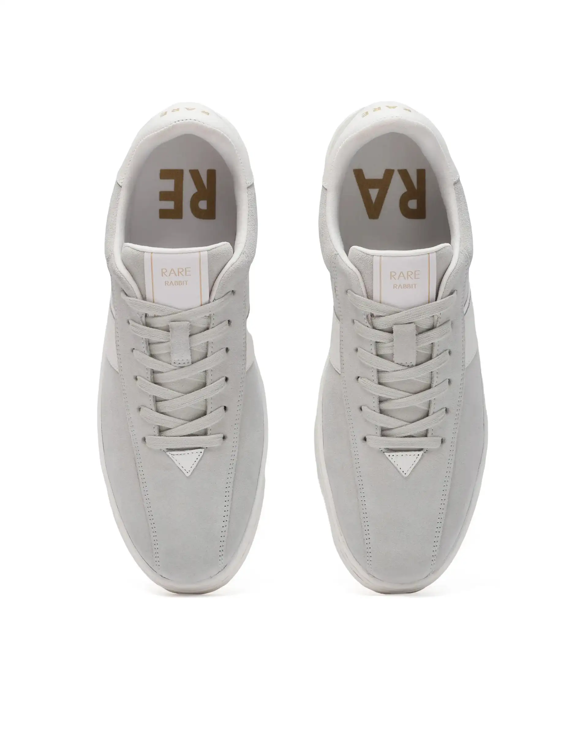 Rare Rabbit Men Classo Grey Lace-Up Closure Sneaker - Image 4