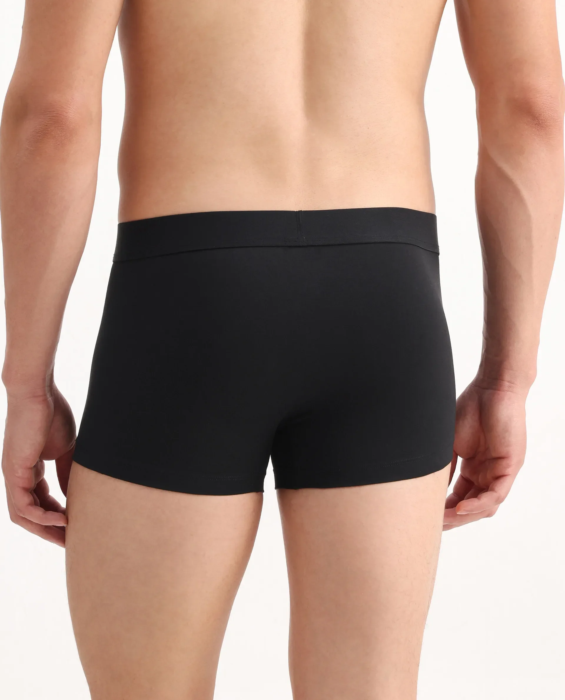 Rare Rabbit Men Close Black Soft Cotton Stretch Trunks - Image 6