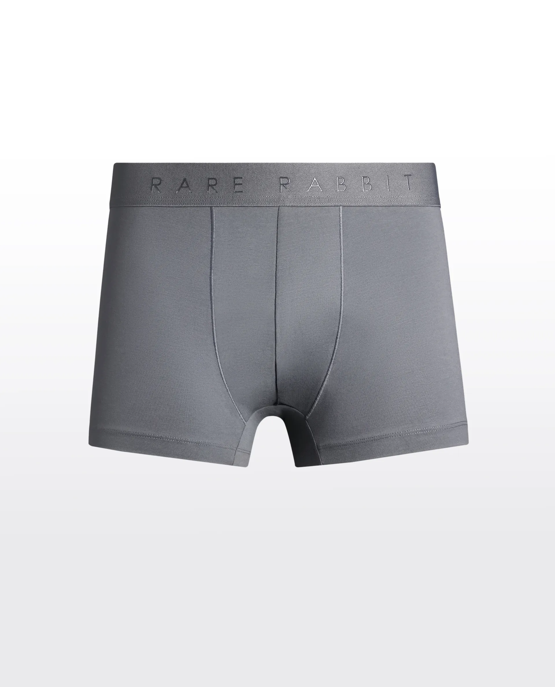 Rare Rabbit Men Close Grey Soft Cotton Stretch Trunks