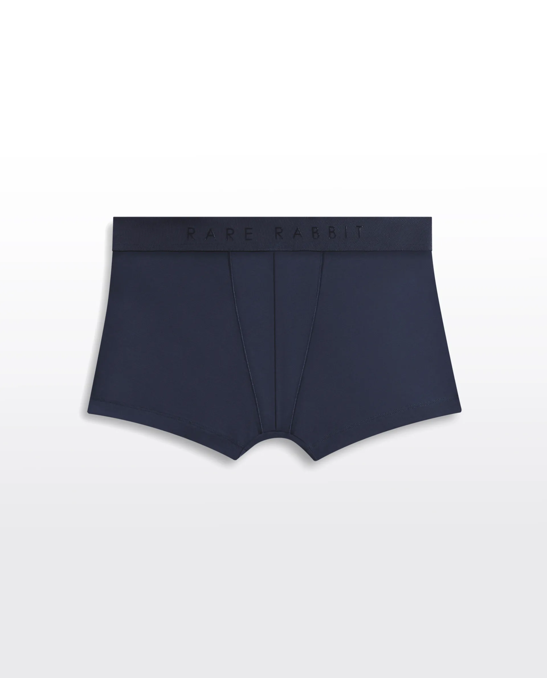 Rare Rabbit Men Close Navy Soft Cotton Stretch Trunks - Image 7