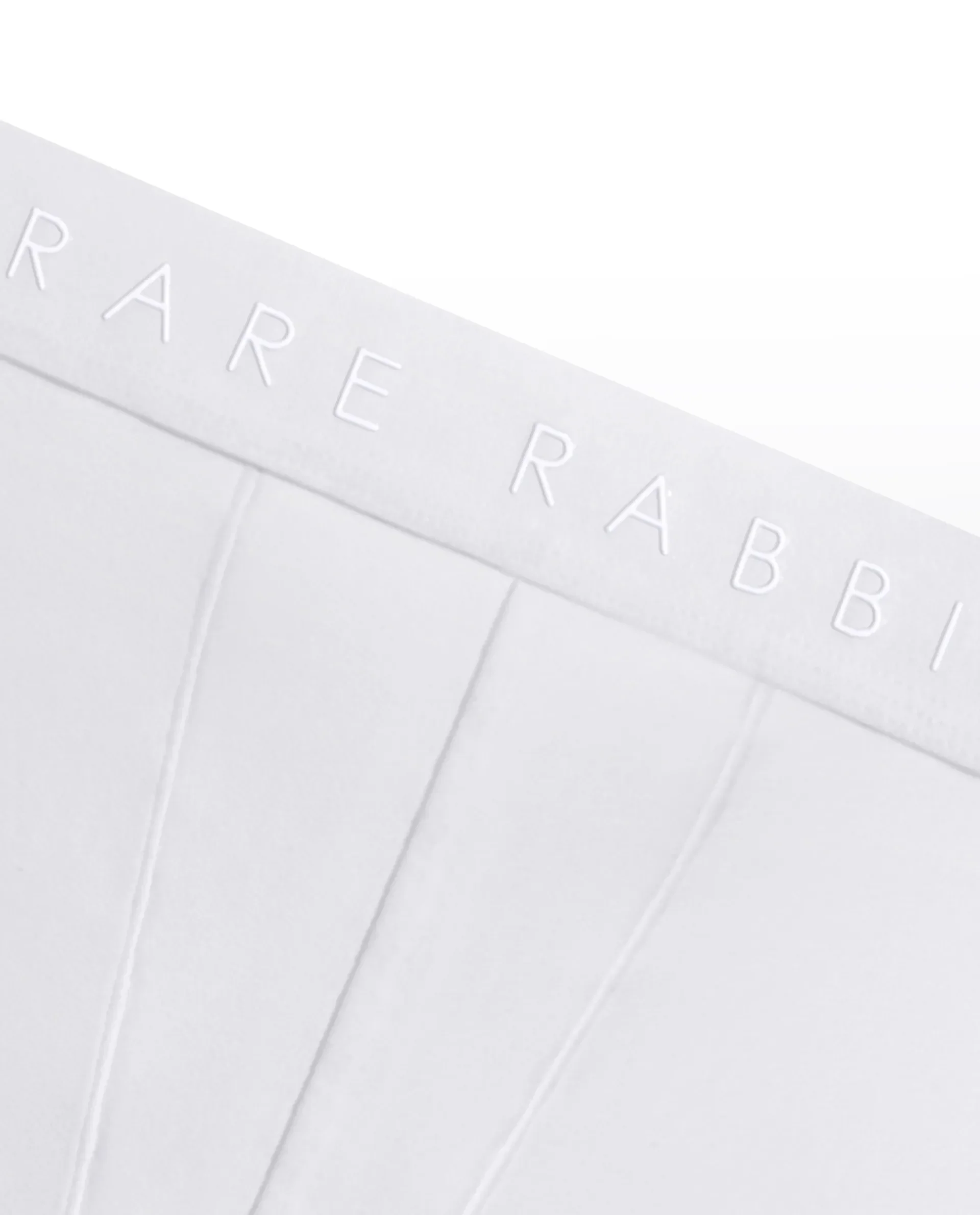 Rare Rabbit Men Close White Soft Cotton Stretch Trunks - Image 2