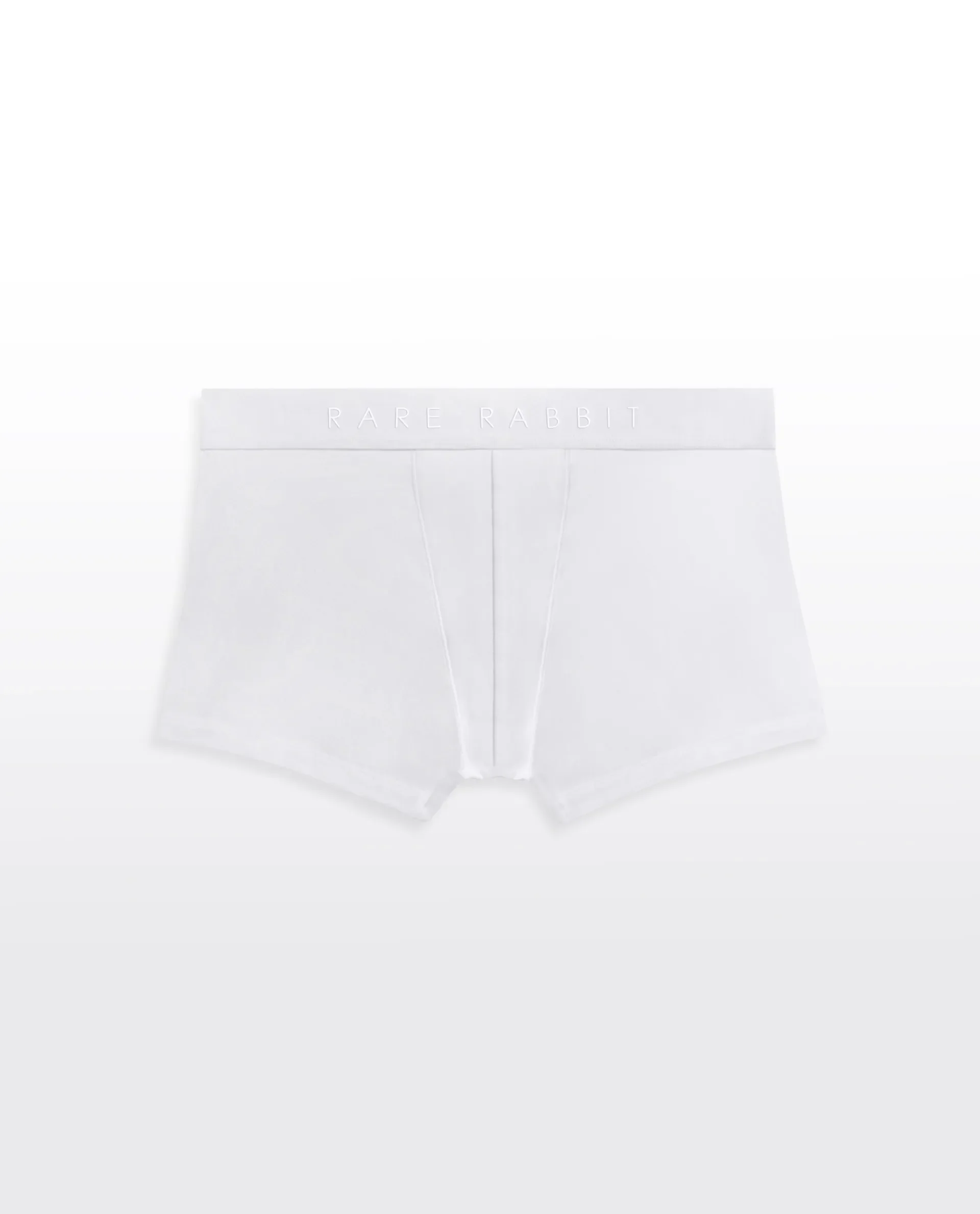 Rare Rabbit Men Close White Soft Cotton Stretch Trunks - Image 3