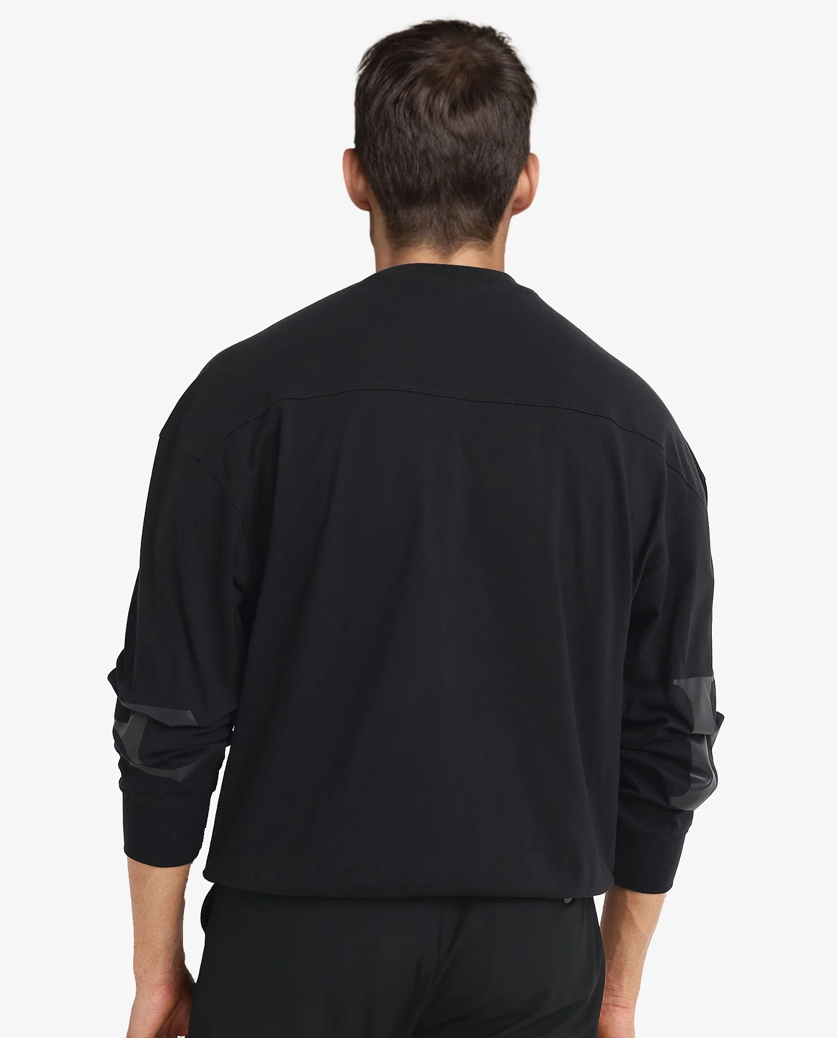 Rare Rabbit Men's Cloven Black Cotton Graphic Print Boxy Fit Full Sleeve Crew Neck Sweatshirt - Image 5