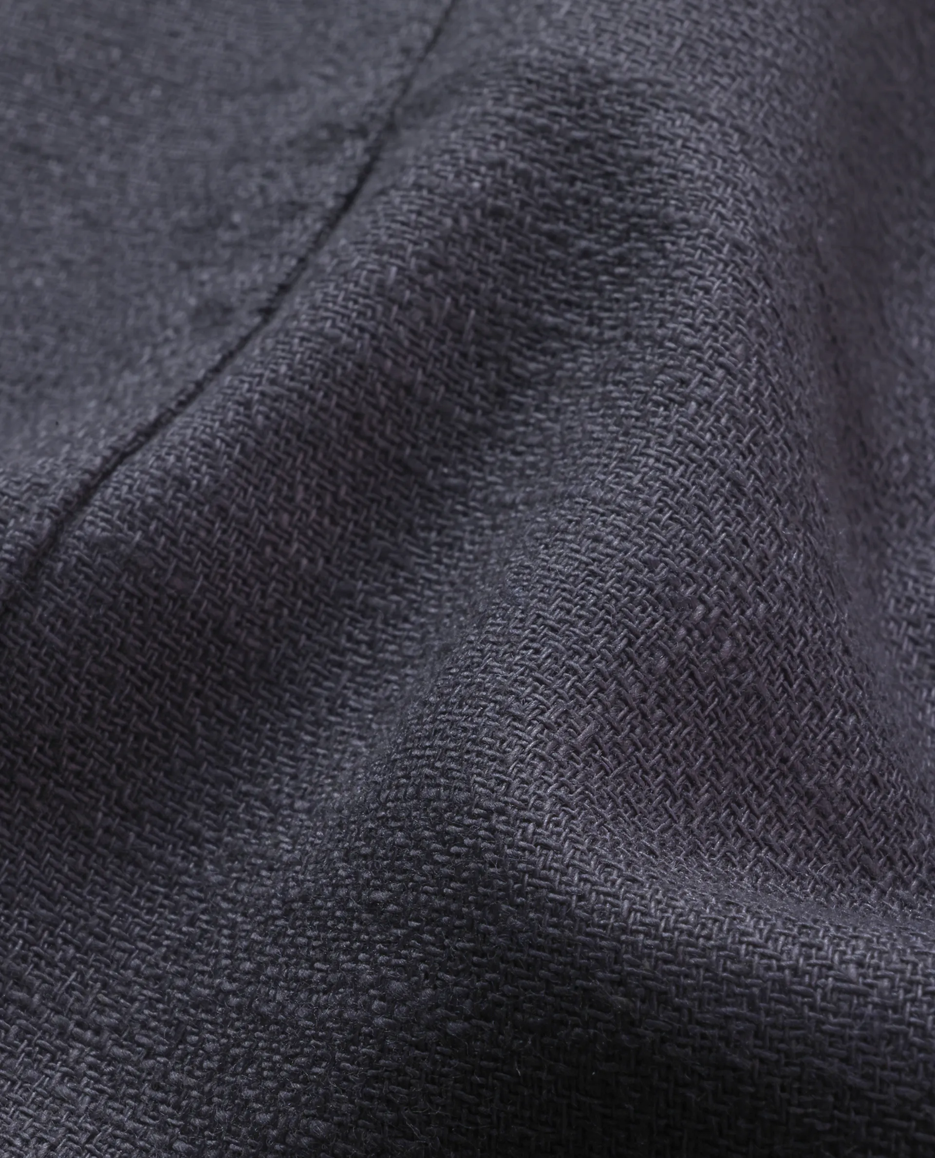 Rare Rabbit Men's Combi Dark Grey Cotton Blend Plain Regular Fit Full Sleeve Collared Shirt - Image 3