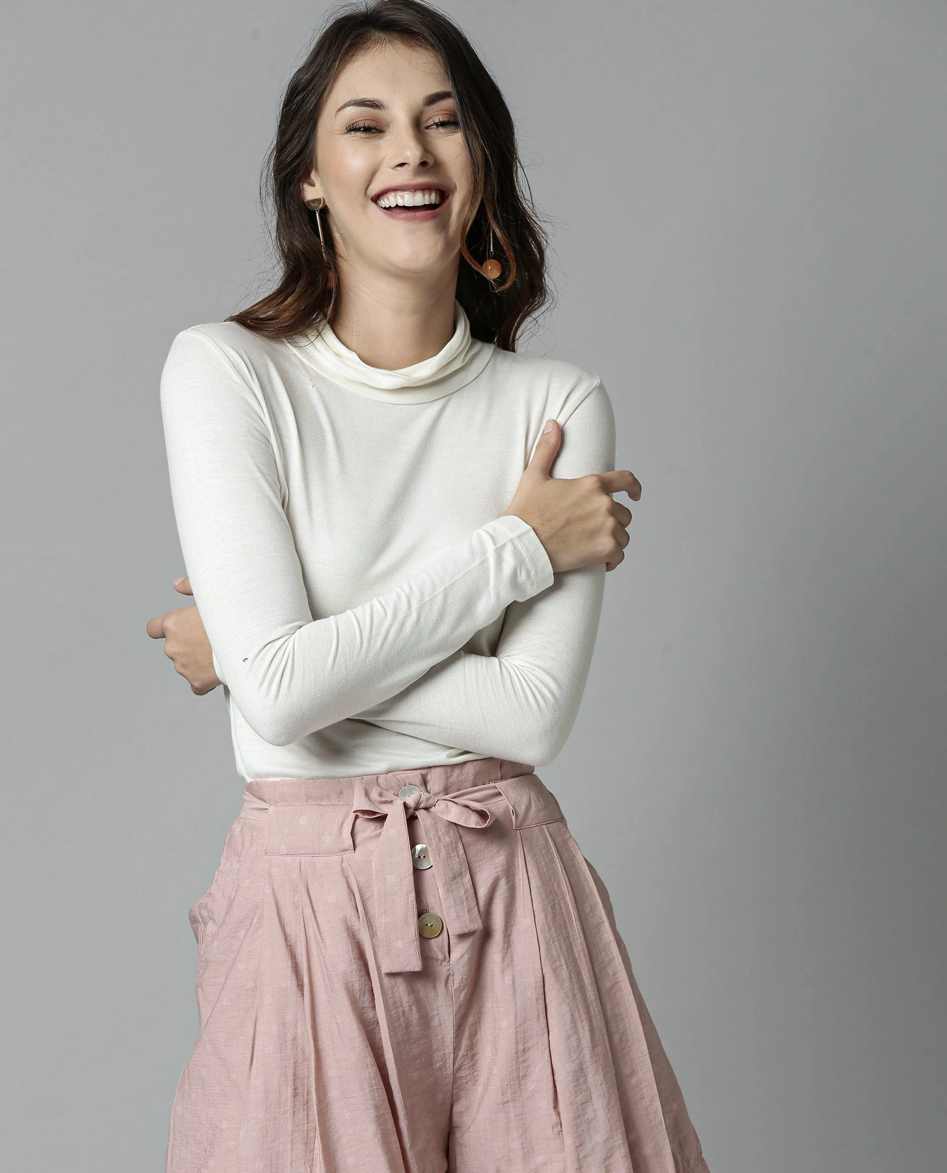 Rareism Women Copper Pink Shorts Solid - Image 4