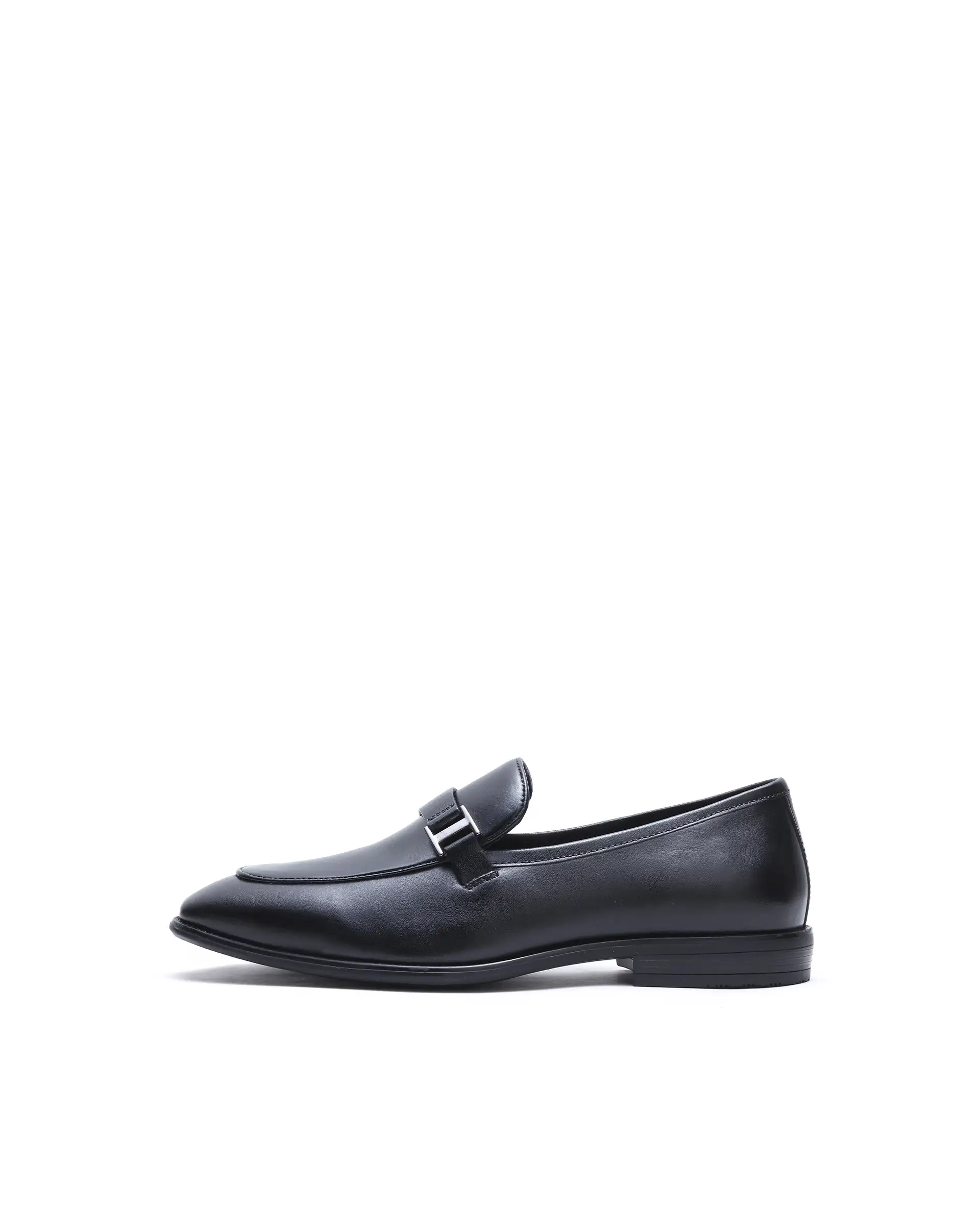 Rare Rabbit Men's Corto Black Leather Mocassin - Image 8