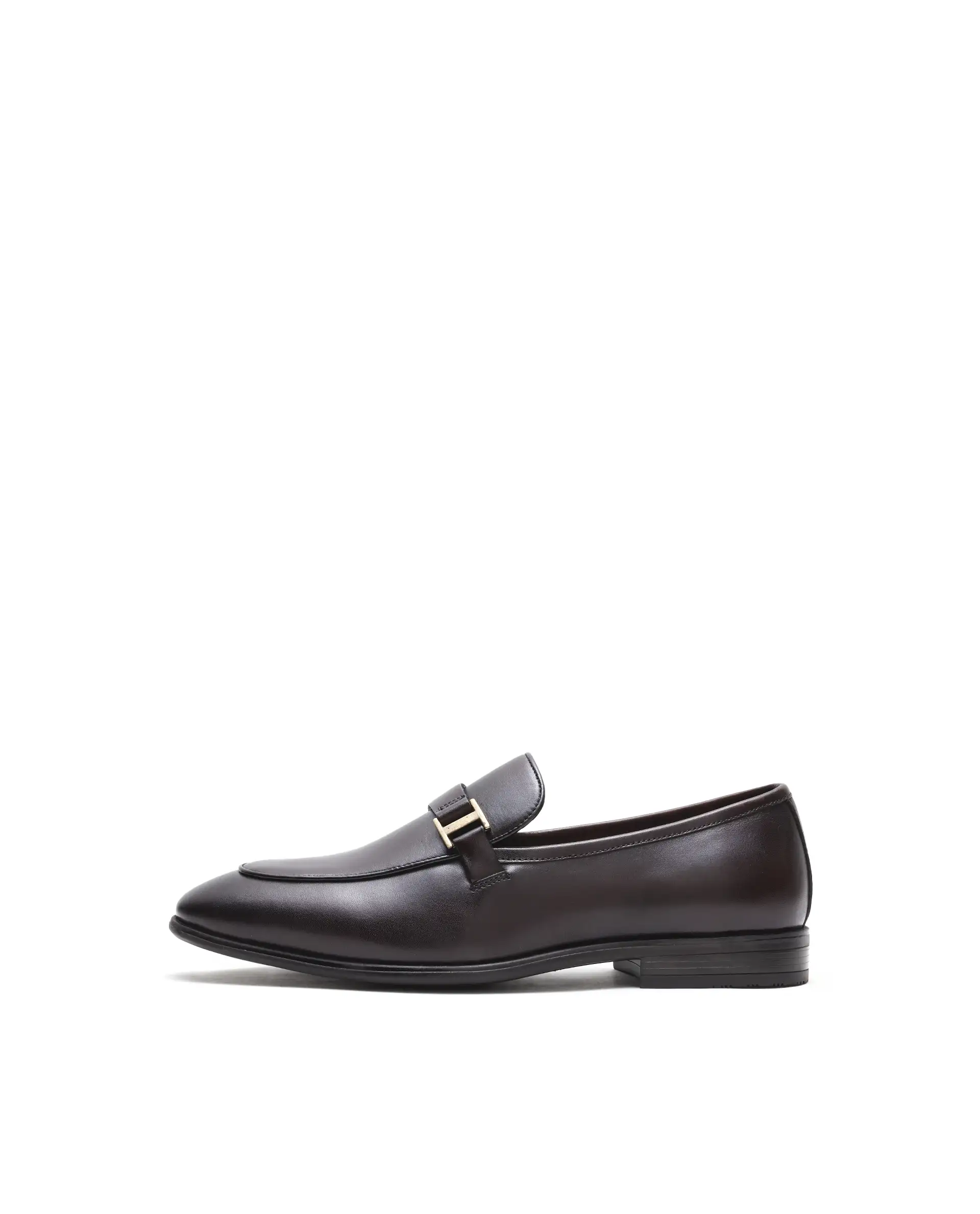 Rare Rabbit Men's Corto Brown Leather Mocassin - Image 8