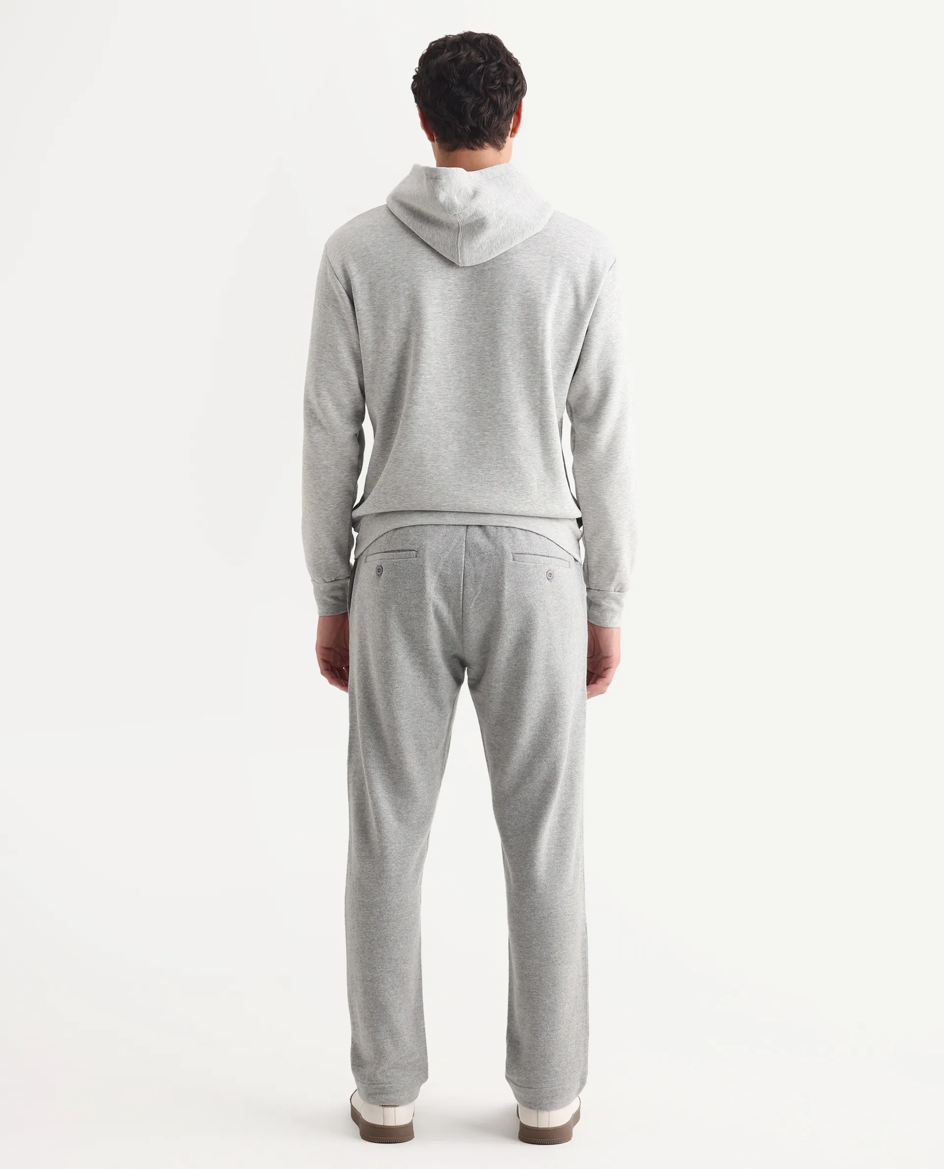 Rare Rabbit Men's Couver Grey Polyester Plain Relaxed Fit Track Pant - Image 8