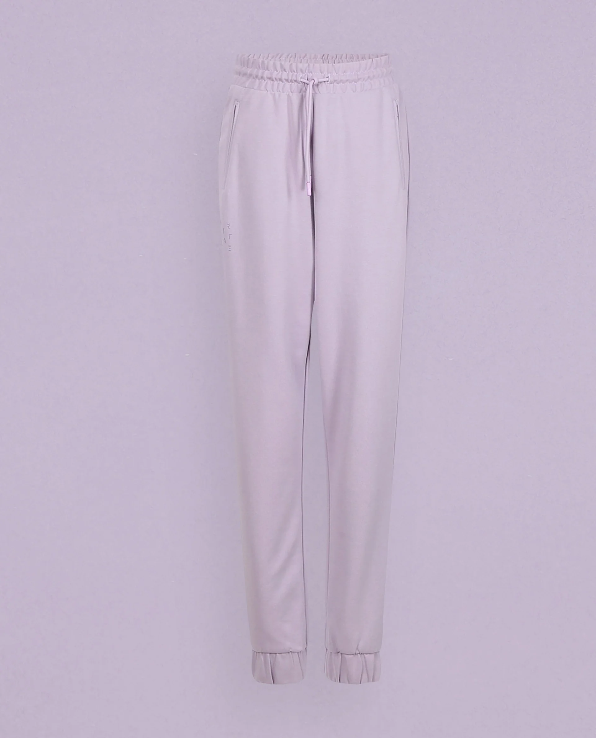 Rareism Women's Heavy Weight Interlock 340 Gsm Cotton Blend Plain Ankle Length Relaxed Fit Track Pant - Image 3