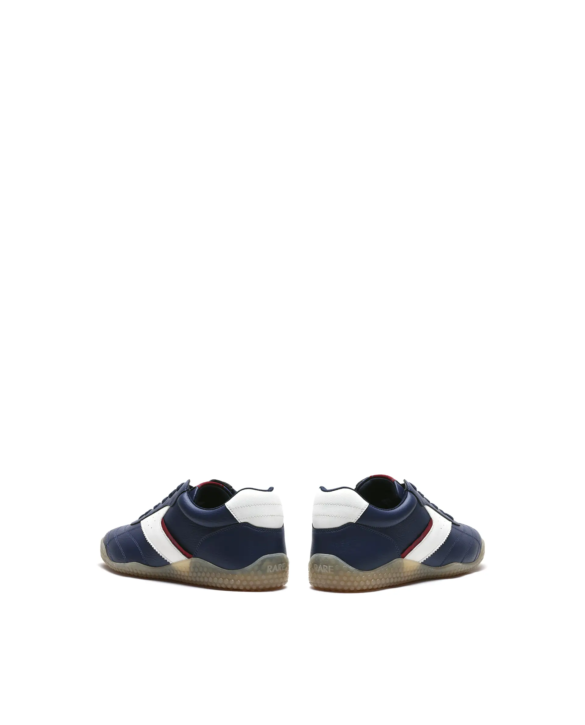 Rarez Men's Crock Navy Micro Fiber Leather Sneaker - Image 4