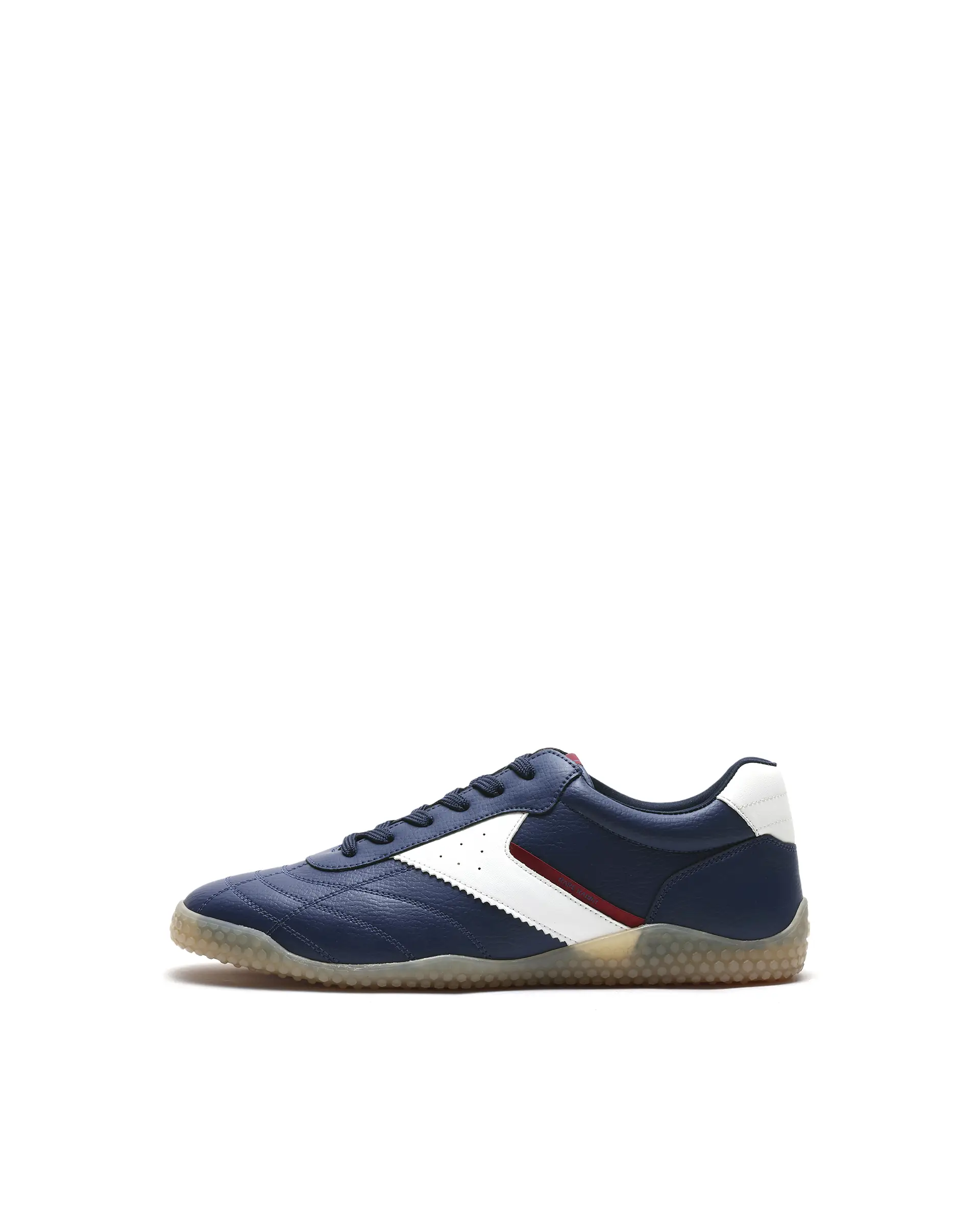 Rarez Men's Crock Navy Micro Fiber Leather Sneaker - Image 8