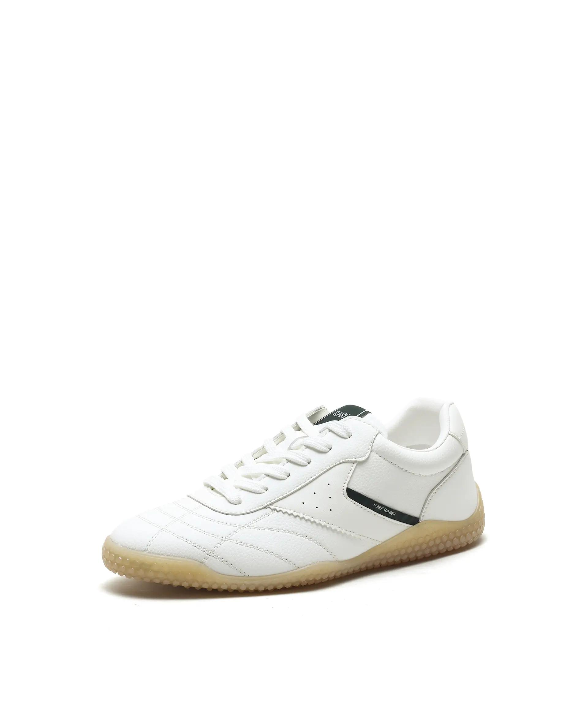 Rarez Men's Crock White Micro Fiber Leather Sneaker - Image 7