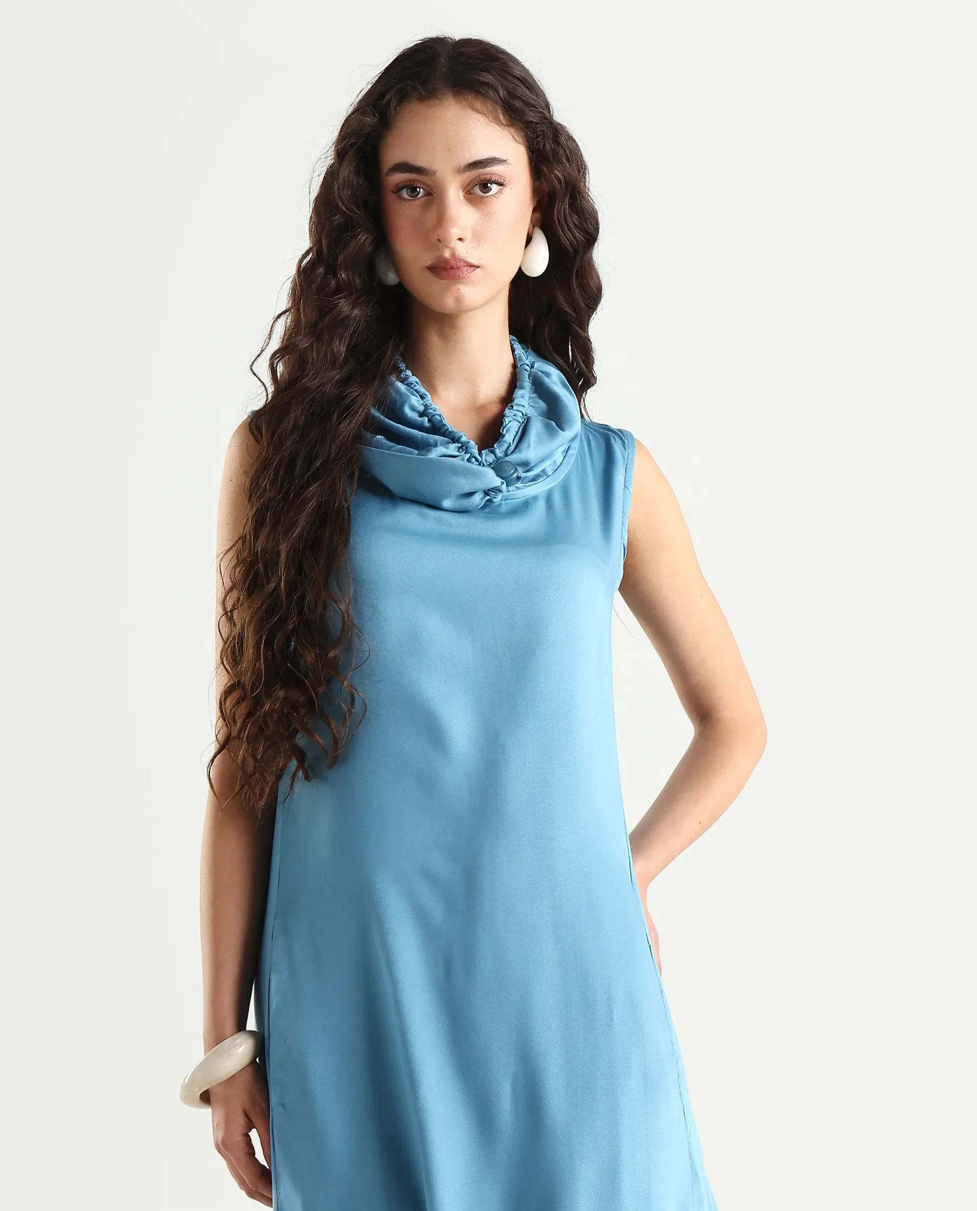 Rareism Women's Cruise Blue Dress - Image 2
