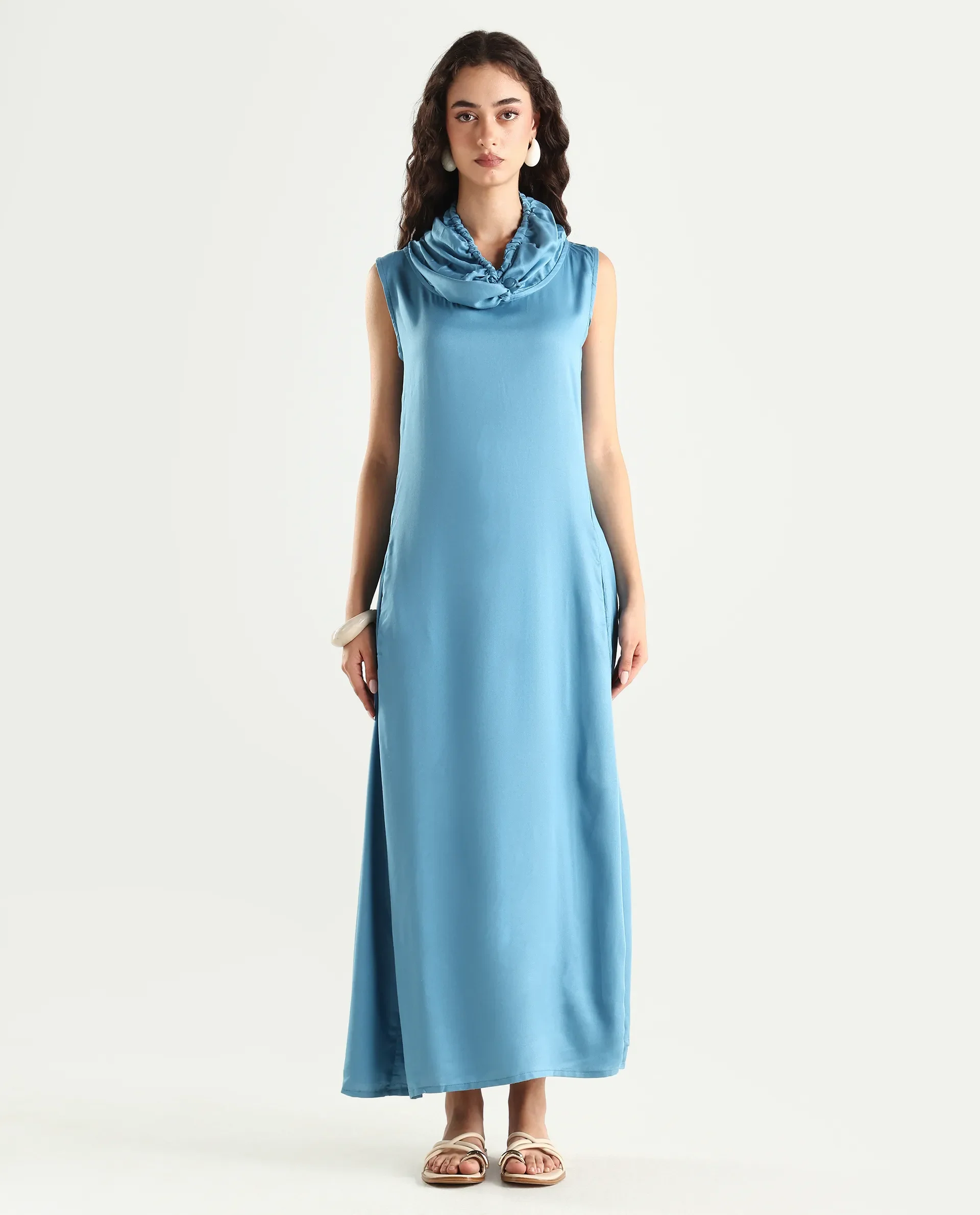Rareism Women's Cruise Blue Dress - Image 3