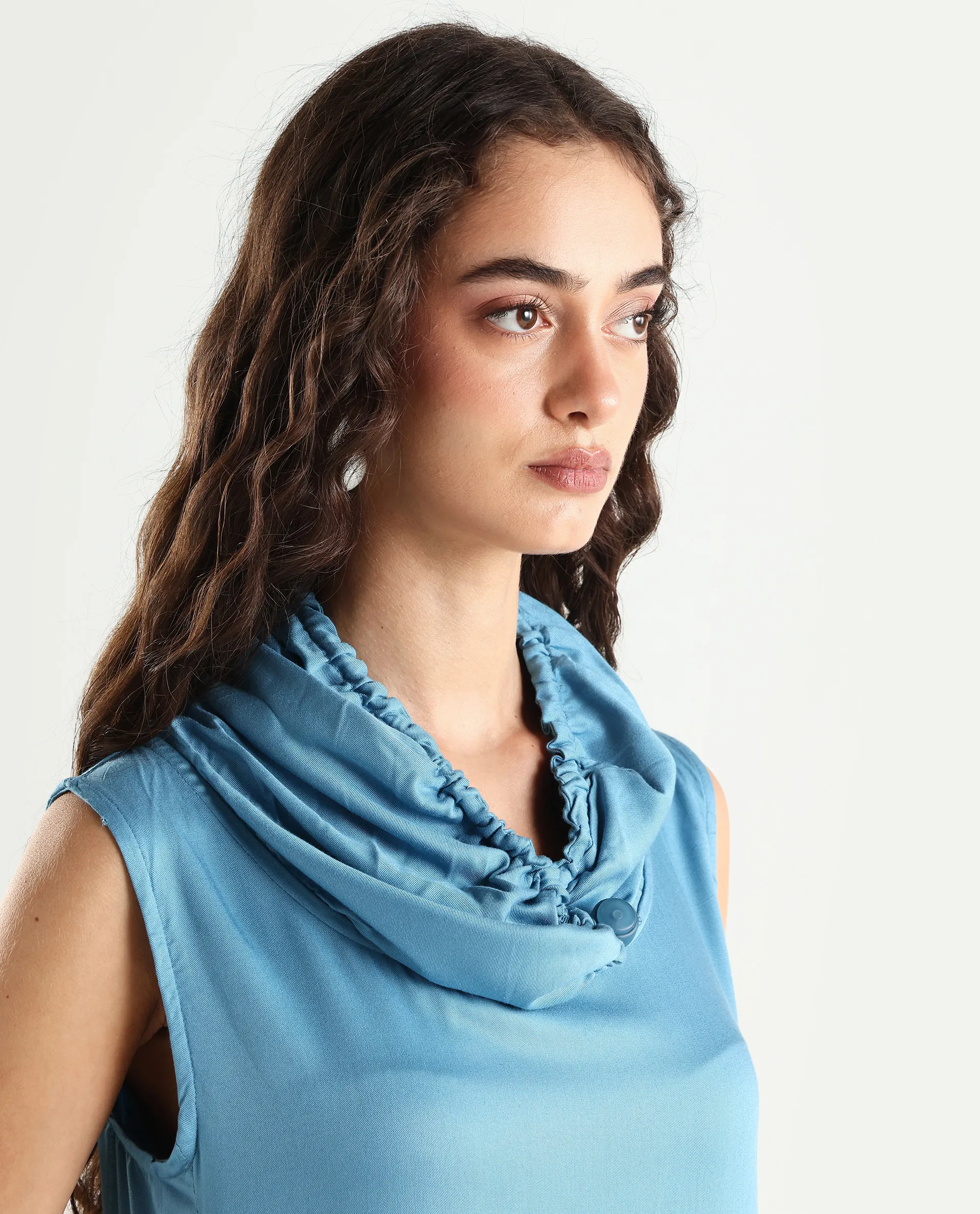 Rareism Women's Cruise Blue Dress - Image 4