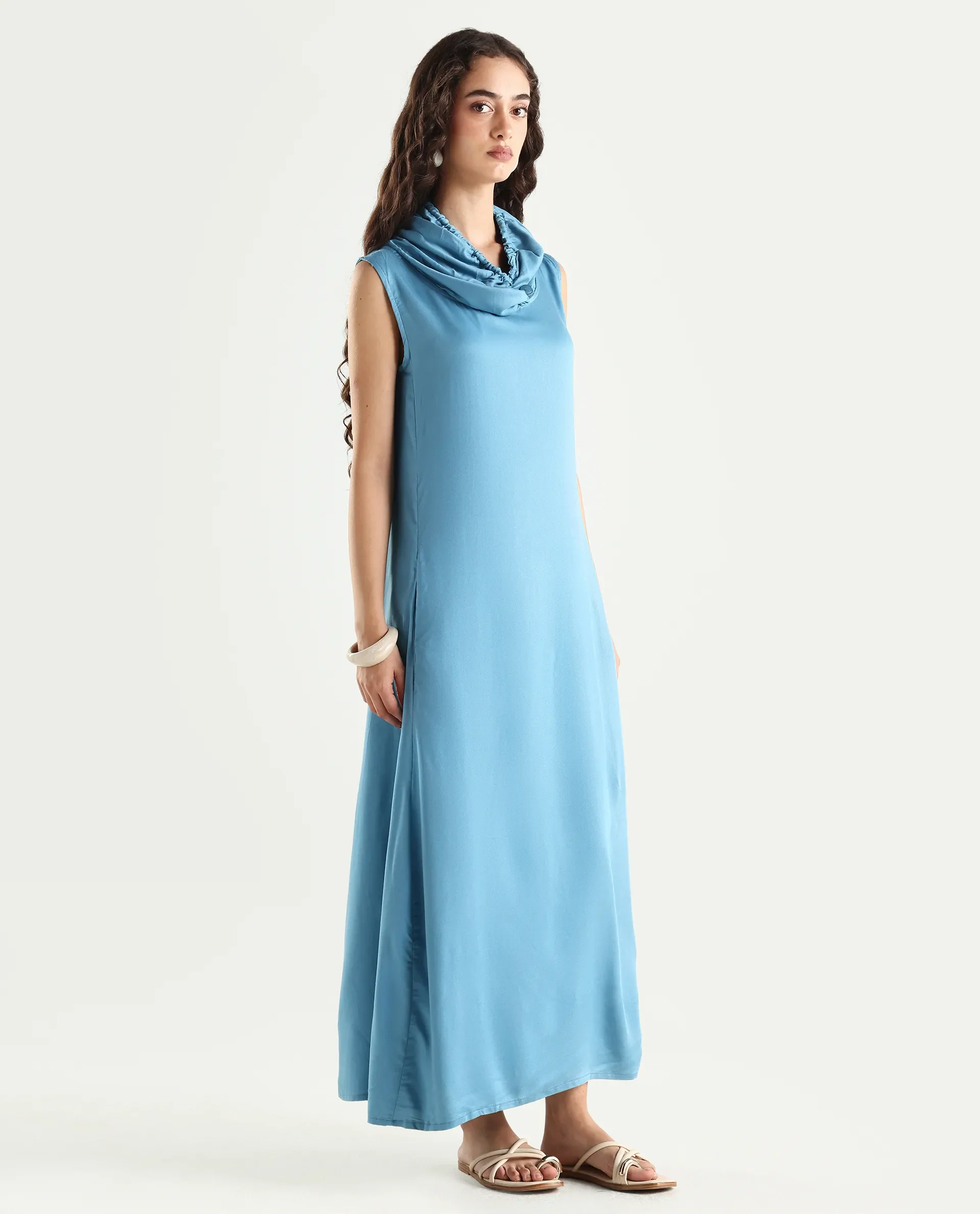 Rareism Women's Cruise Blue Dress - Image 7