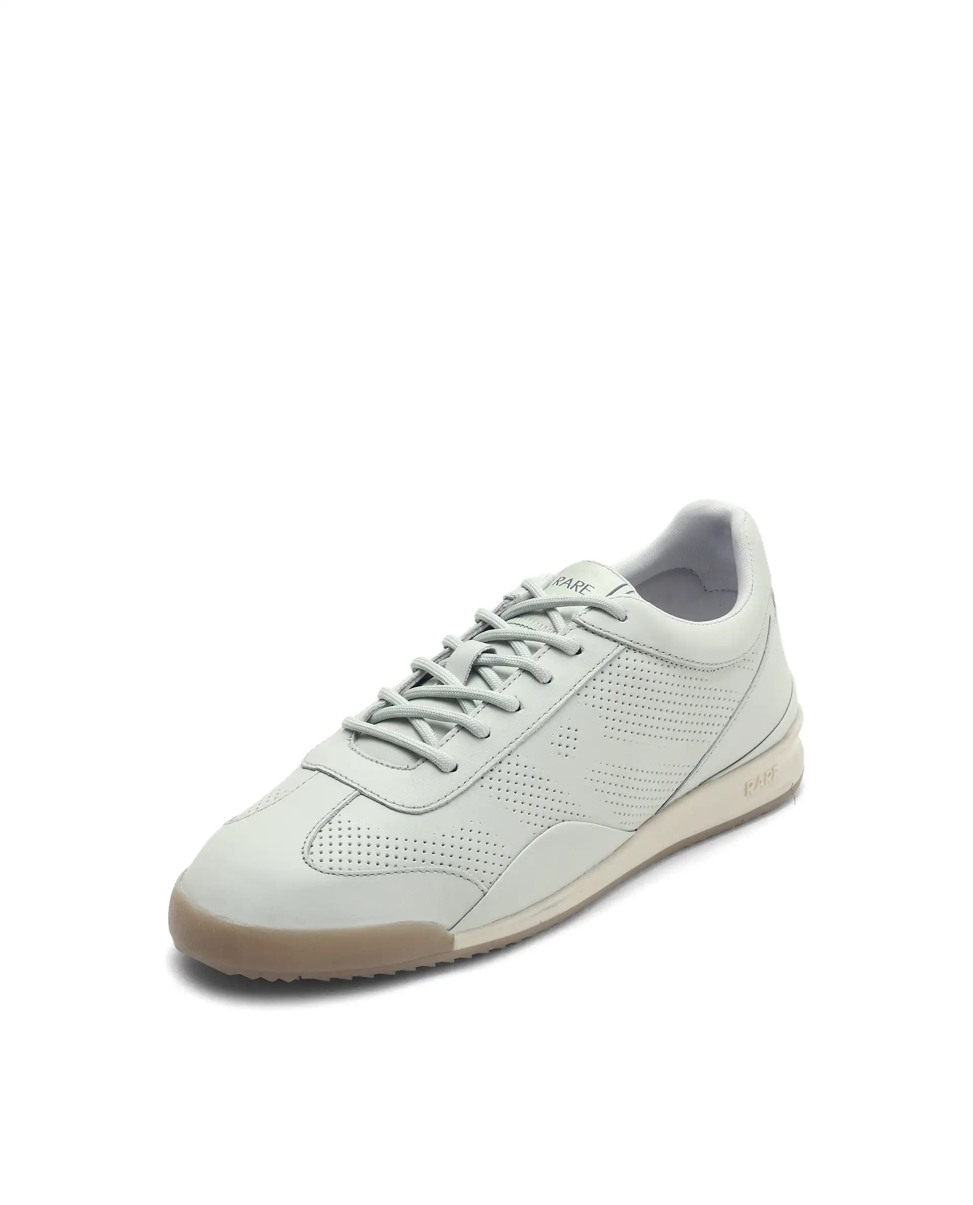 Rare Rabbit Men's Cryon Light Green Leather Sneaker - Image 6