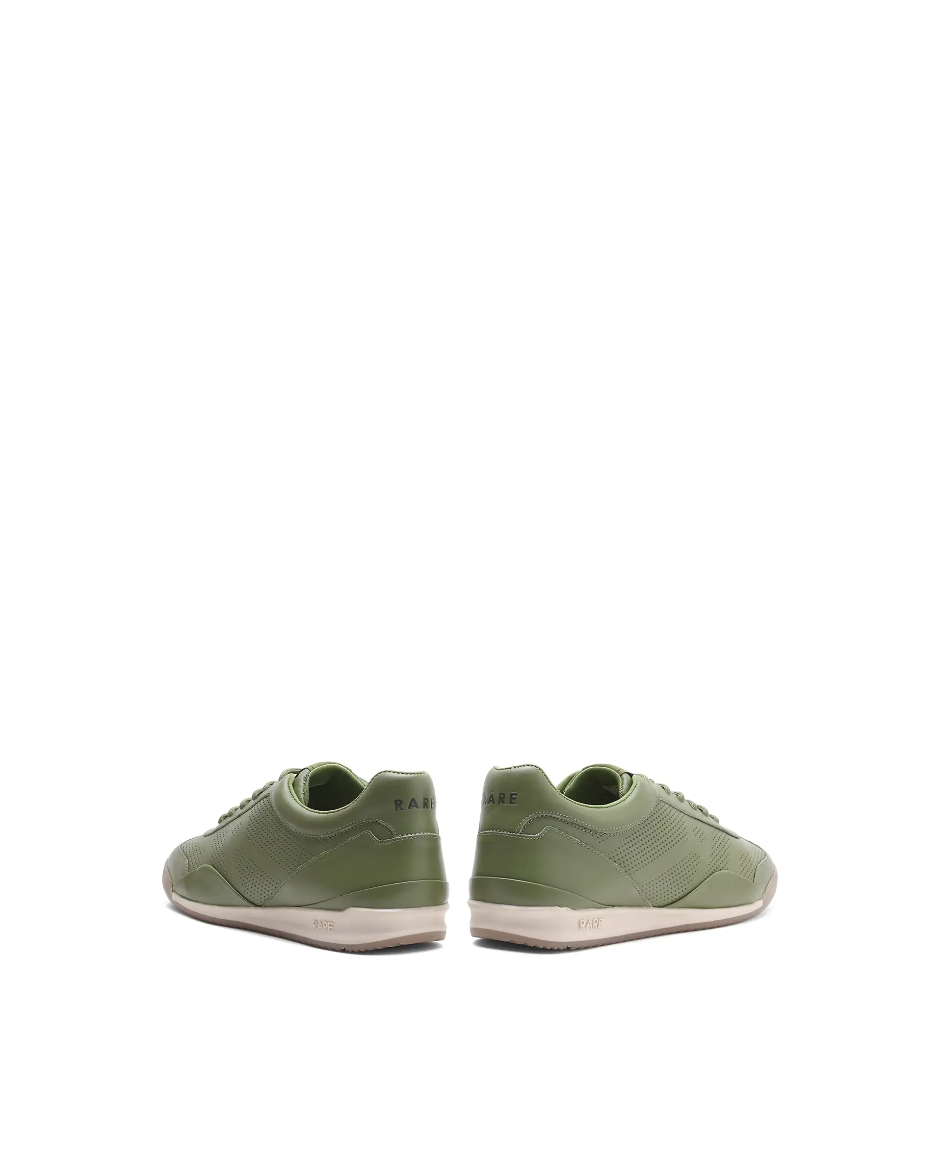 Rare Rabbit Men's Cryon Matcha Leather Sneaker - Image 4