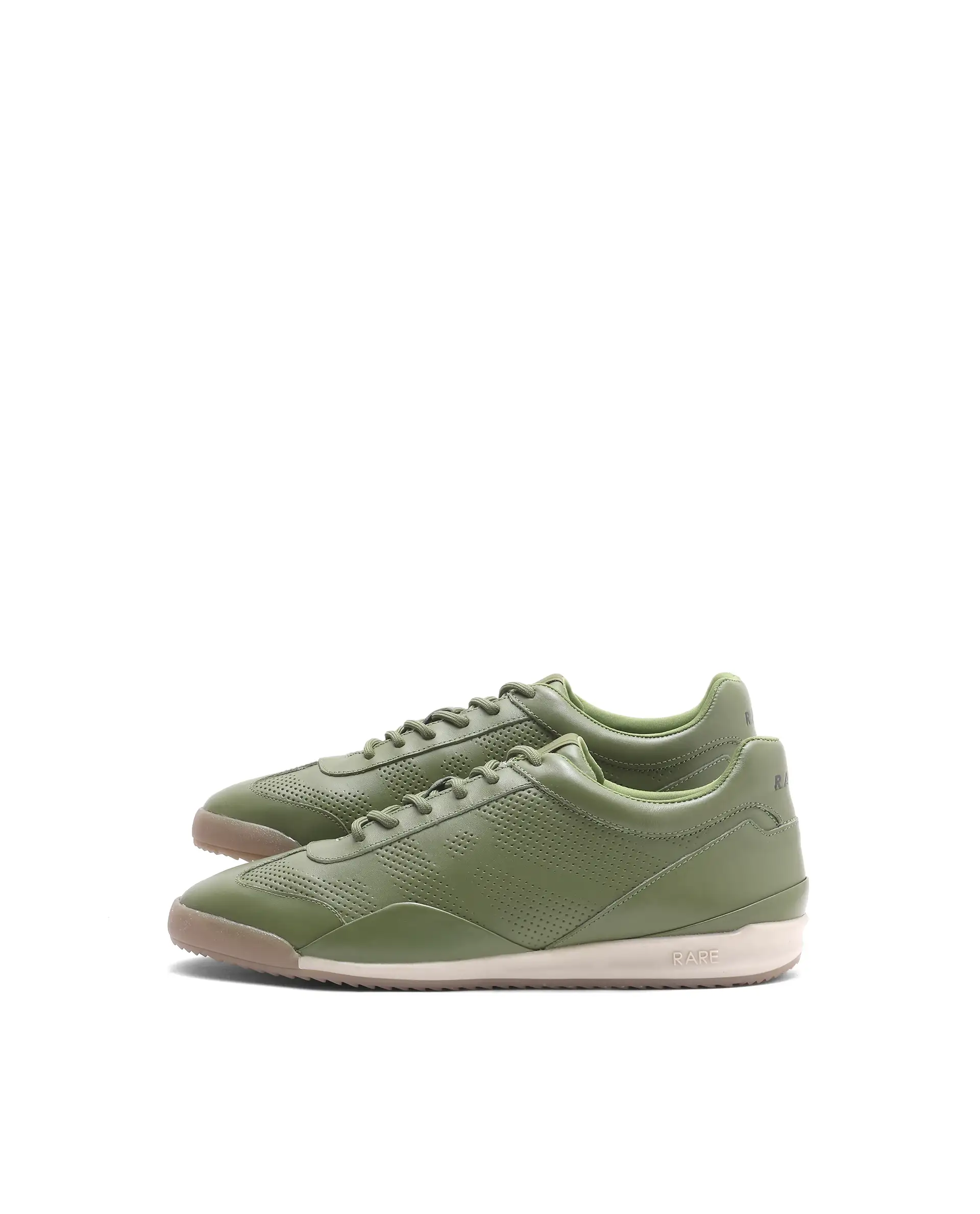 Rare Rabbit Men's Cryon Matcha Leather Sneaker - Image 6