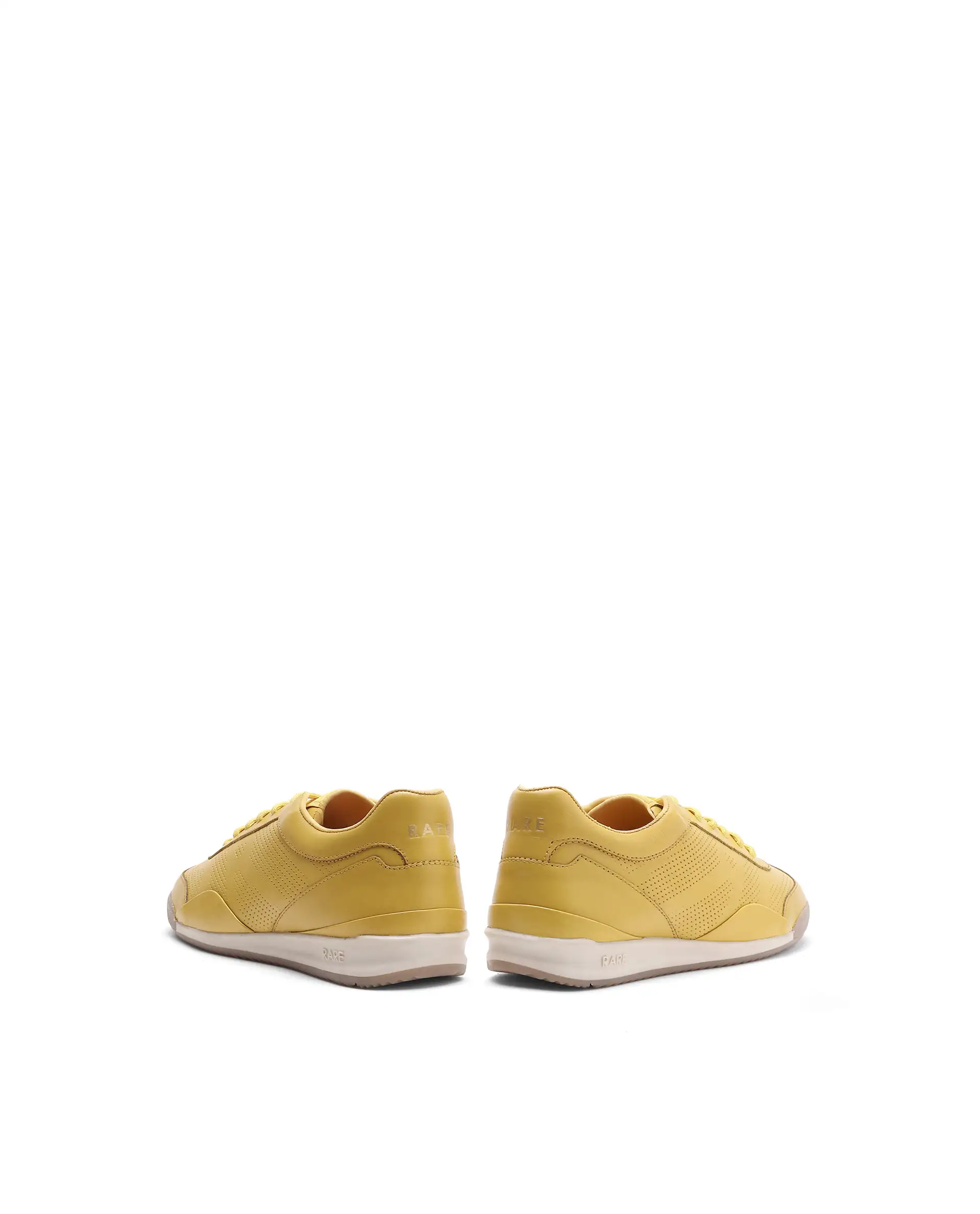 Rare Rabbit Men's Cryon Yellow Leather Sneaker - Image 5