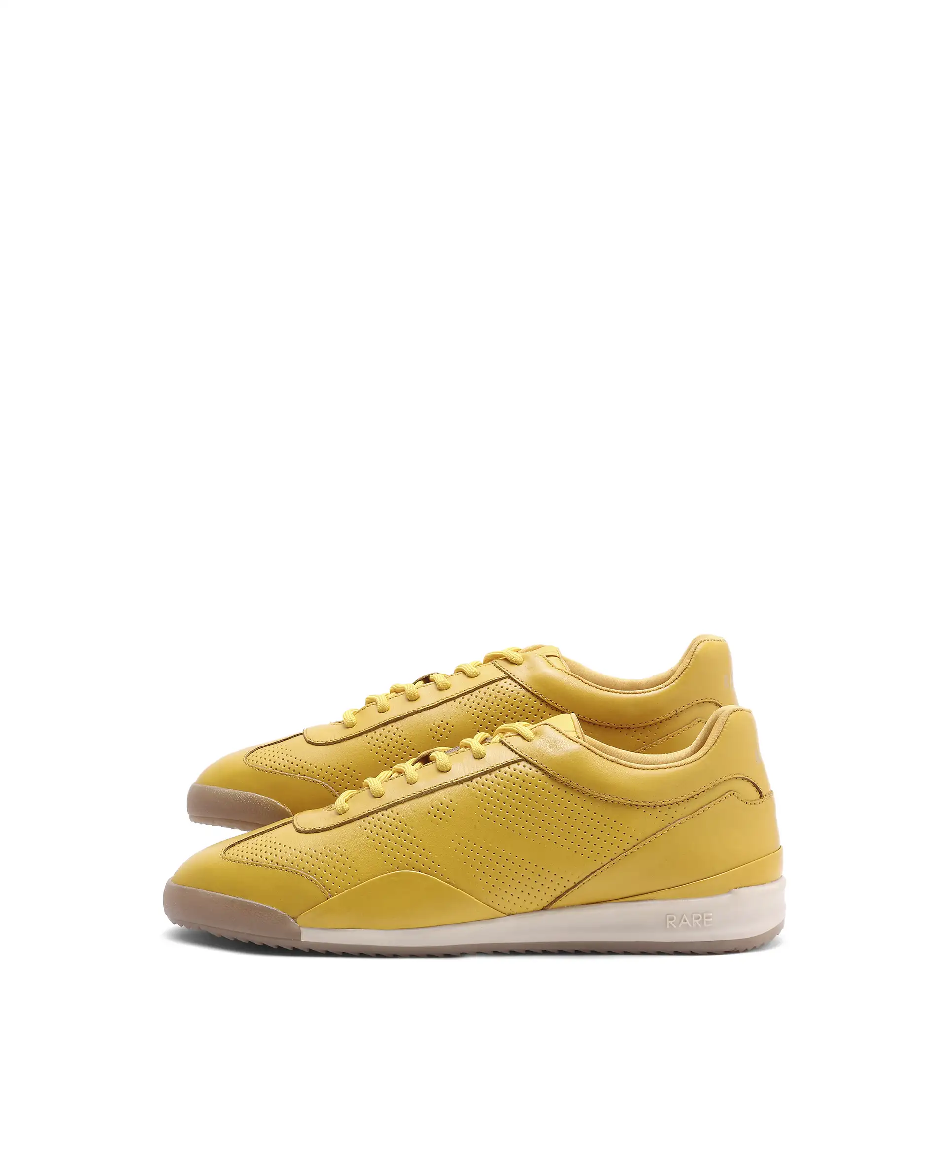 Rare Rabbit Men's Cryon Yellow Leather Sneaker - Image 6