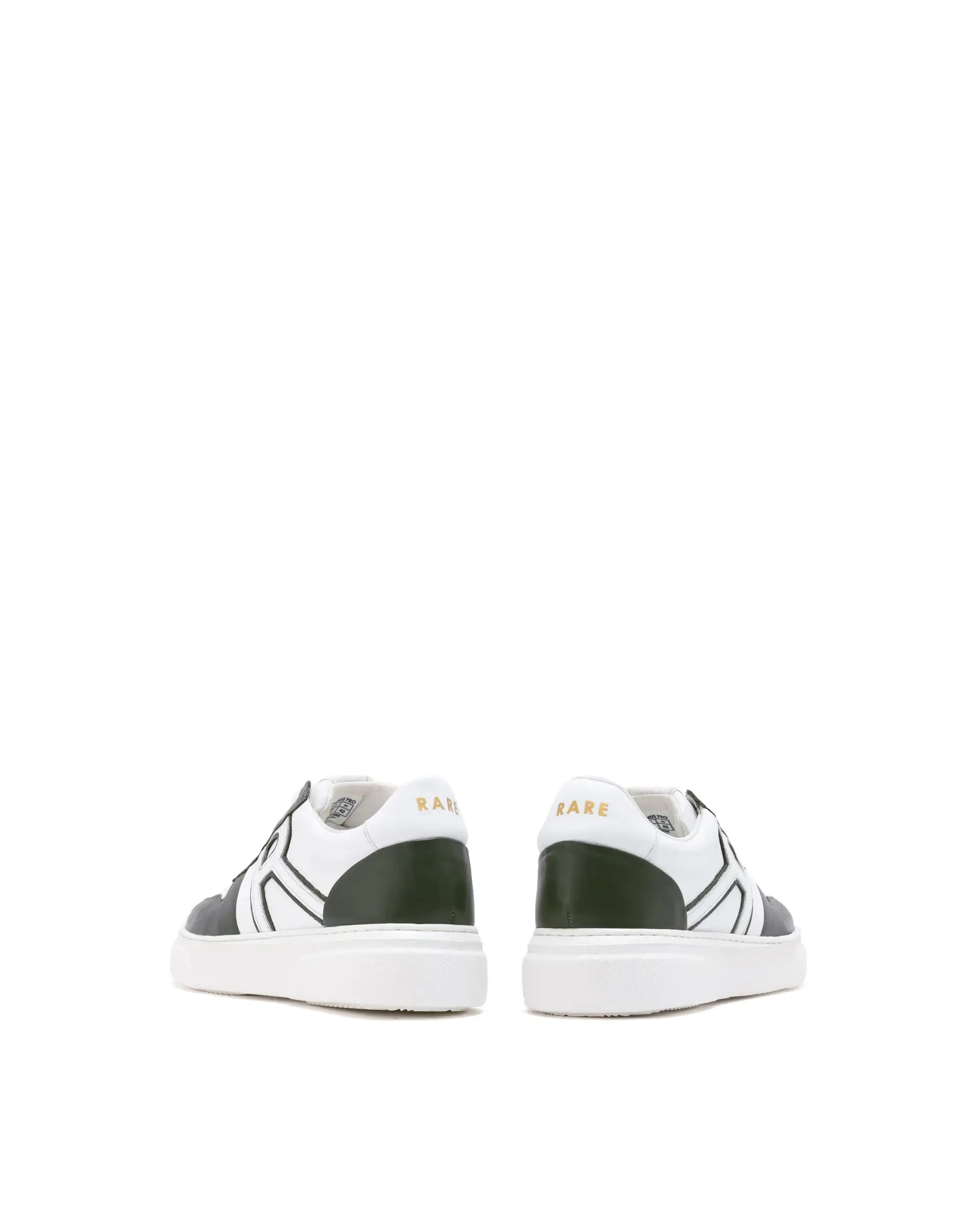 Rare Rabbit Mens Cygnus Pro Green Genuine Leather Dual Tone Low-Top Lace-Up Sneaker Shoe - Image 6