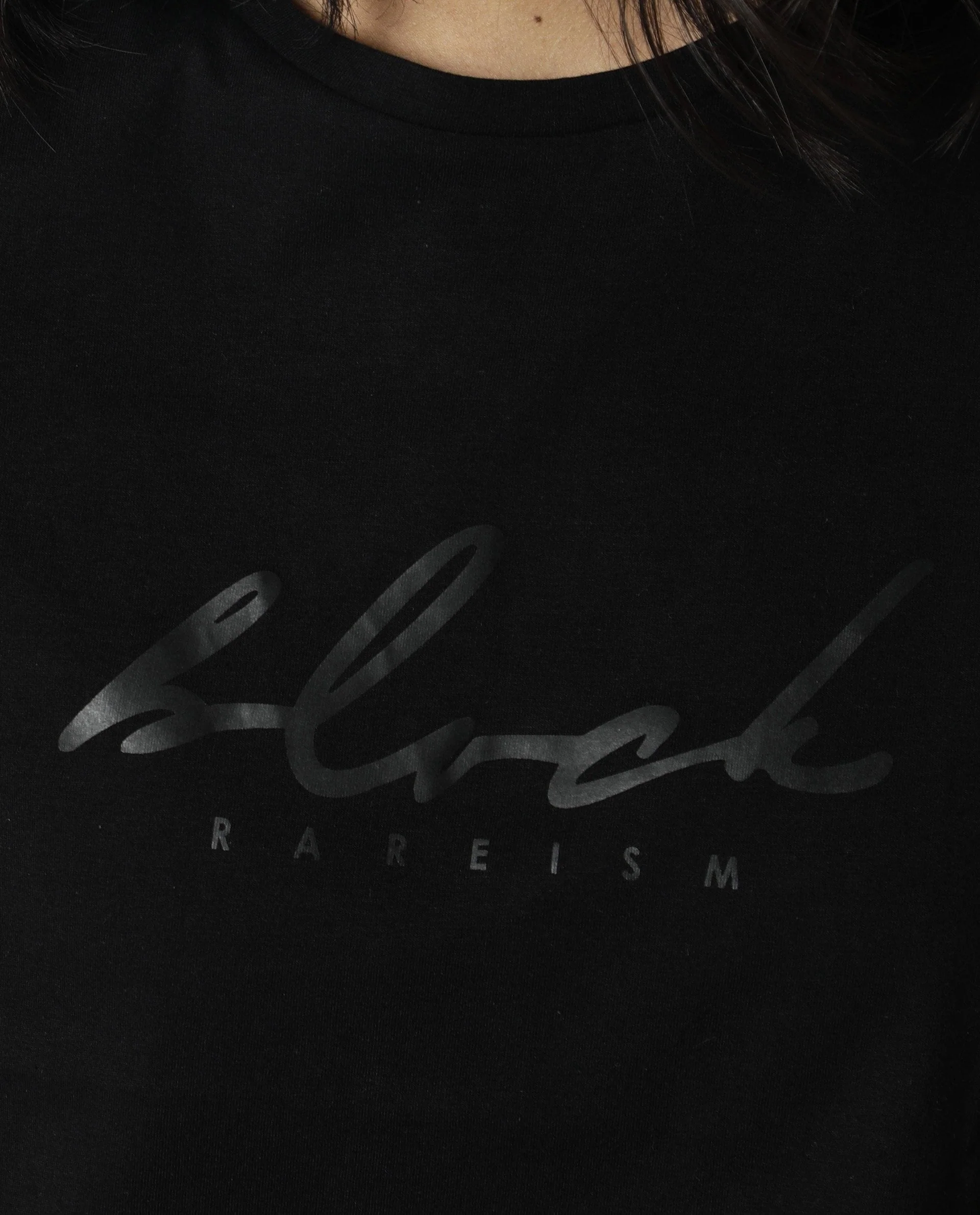 Rareism Women Darker Black T-Shirt Short Sleeves - Image 4