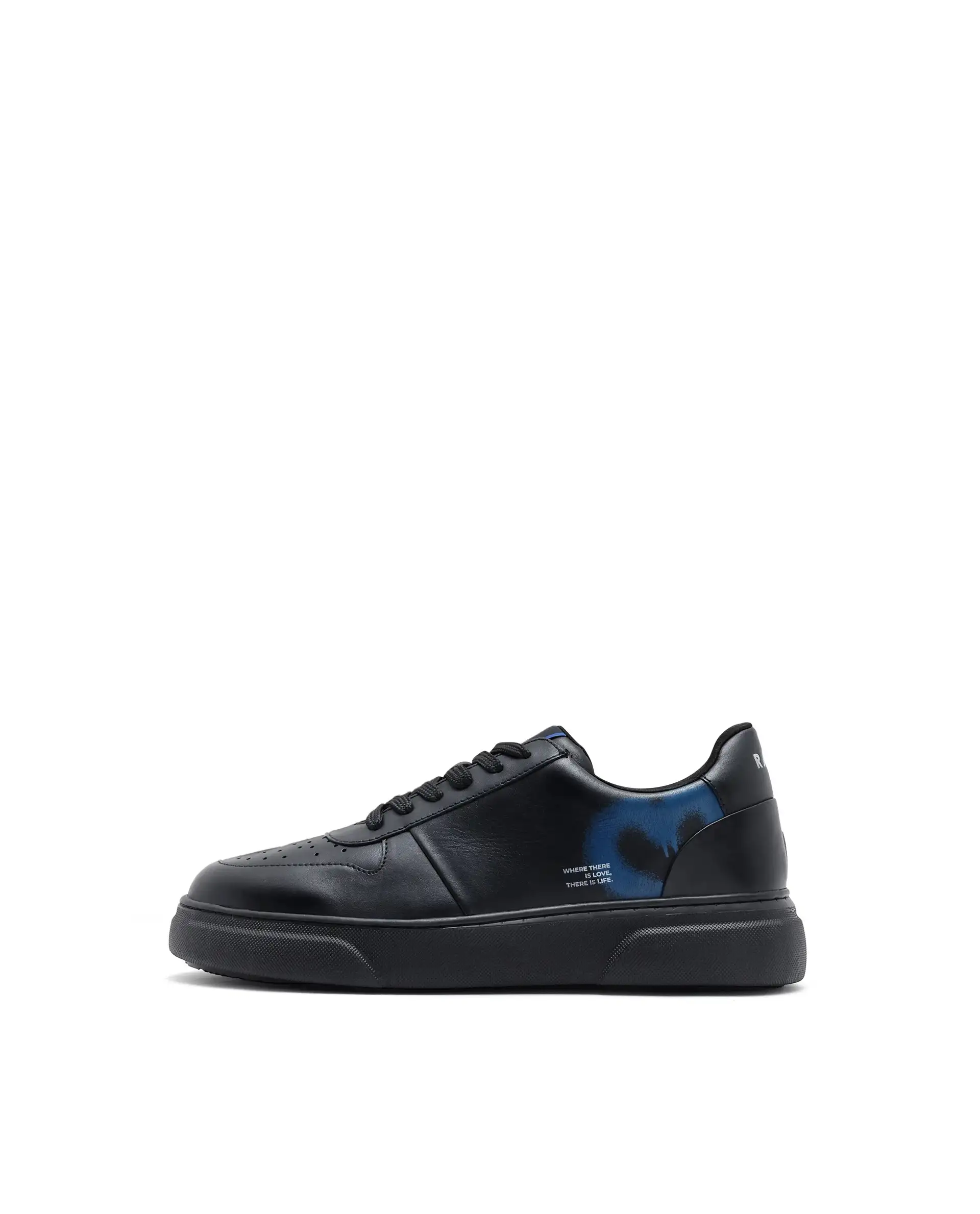 Rare Rabbit Men Deric-Fs1 Black Lace-Up Shoes - Image 9