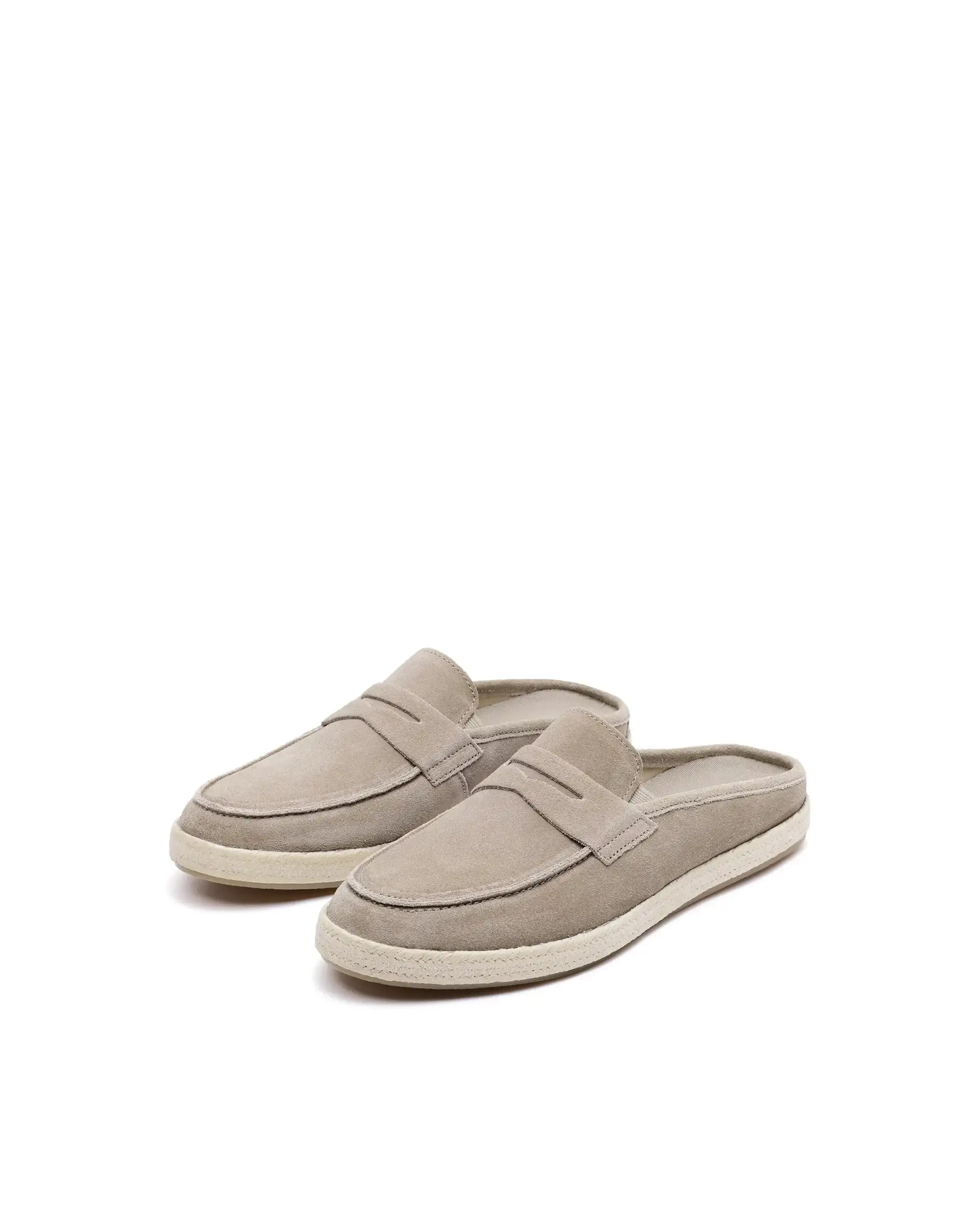 Rare Rabbit Men Diago Camel Suede Leather Slip-On Closure Shoes - Image 3