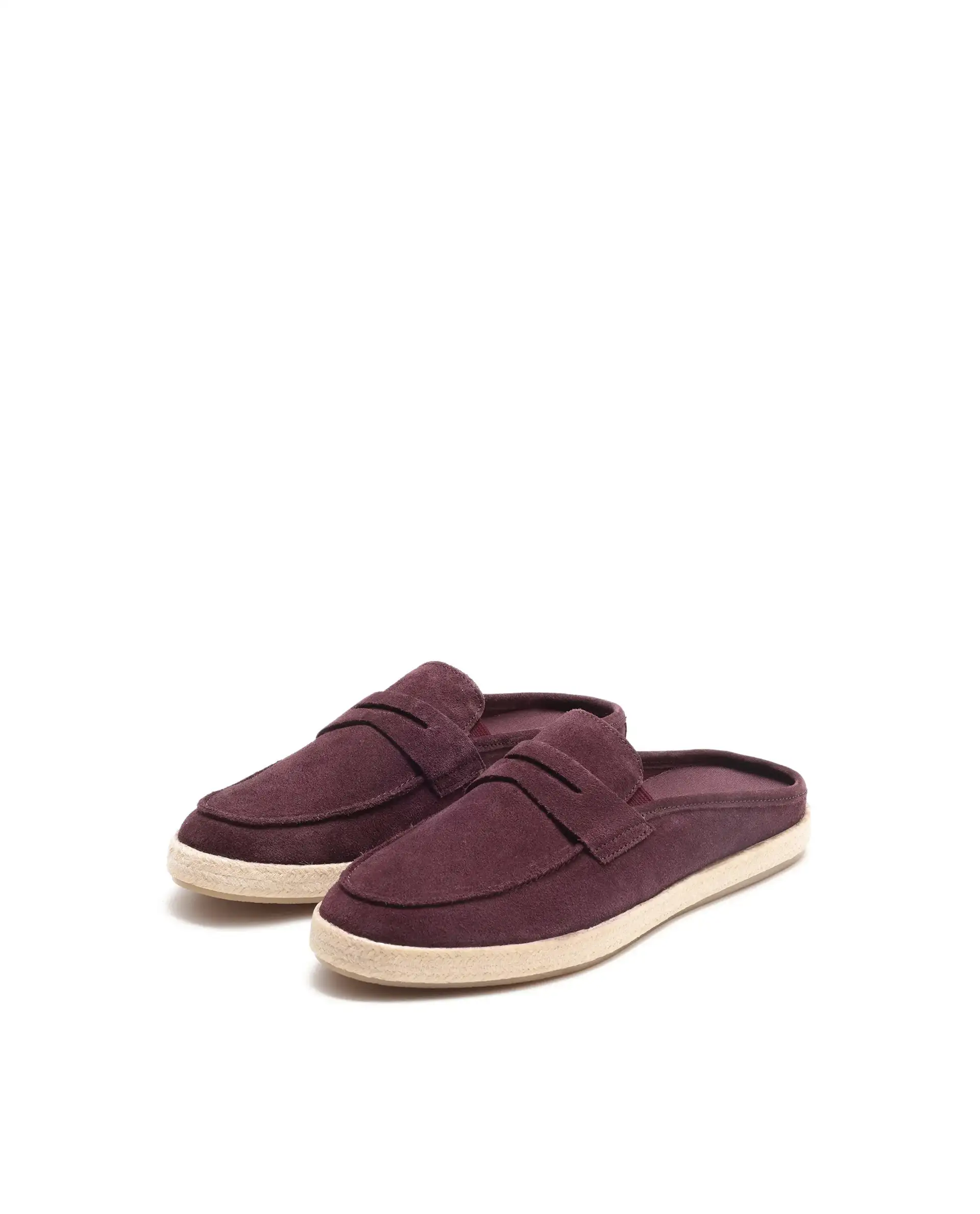 Rare Rabbit Men Diago Bordo Suede Leather Slip-On Closure Shoes - Image 4