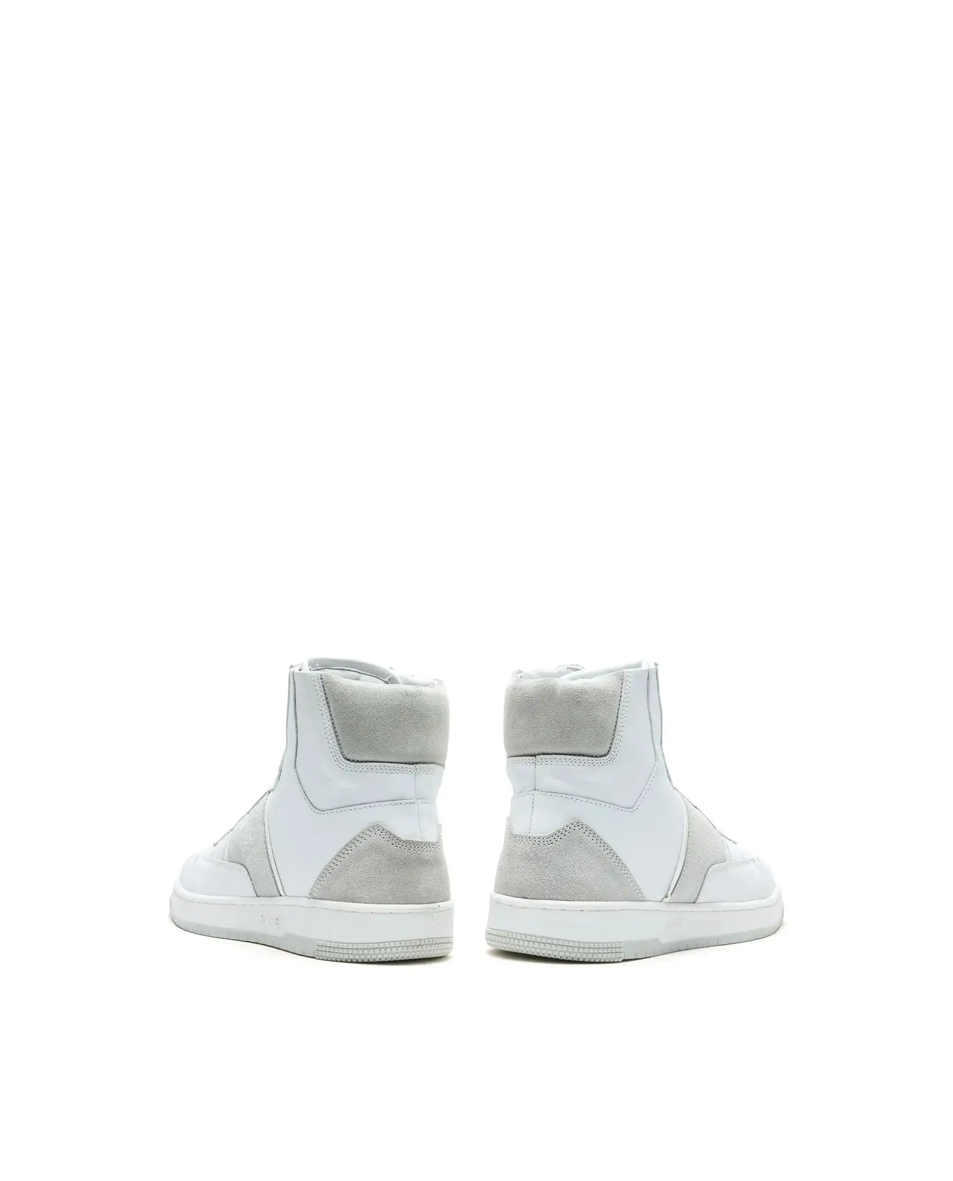 Rare Rabbit Men's Dist Cement Leather Lace-Up Closure High-Top Sneaker - Image 6