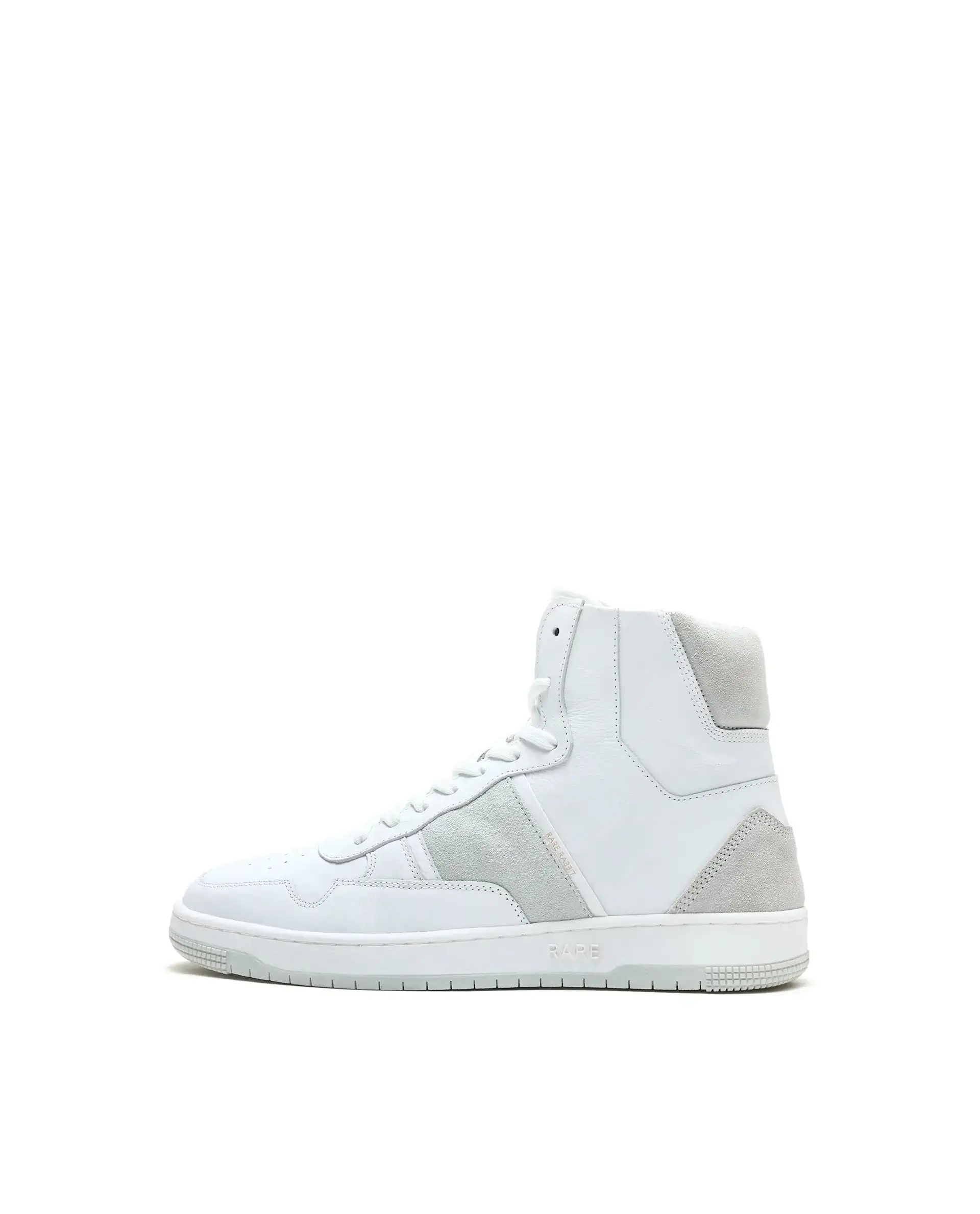 Rare Rabbit Men's Dist Cement Leather Lace-Up Closure High-Top Sneaker - Image 9