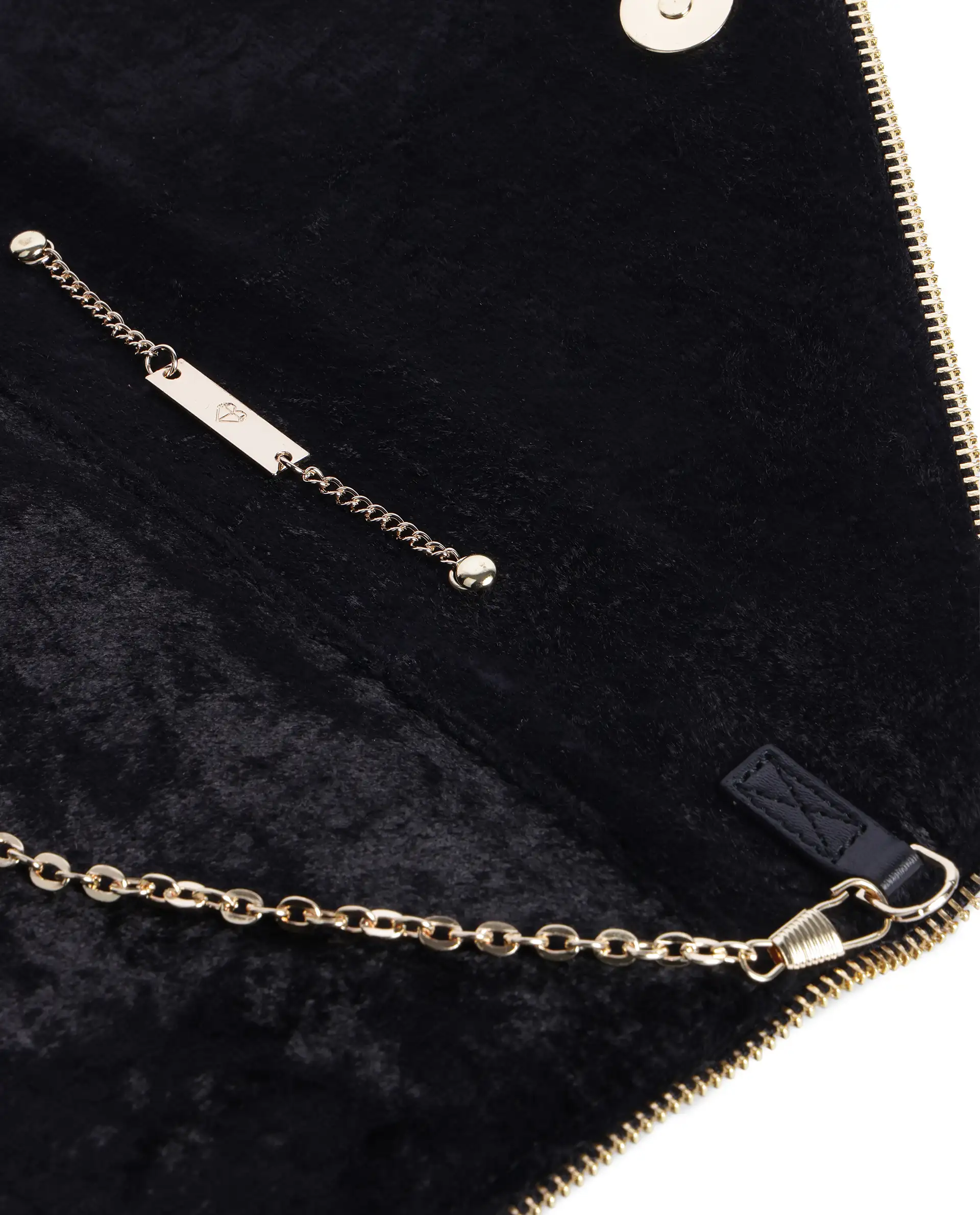 Rareism Women Diva Dark Black Plain Bag - Image 3