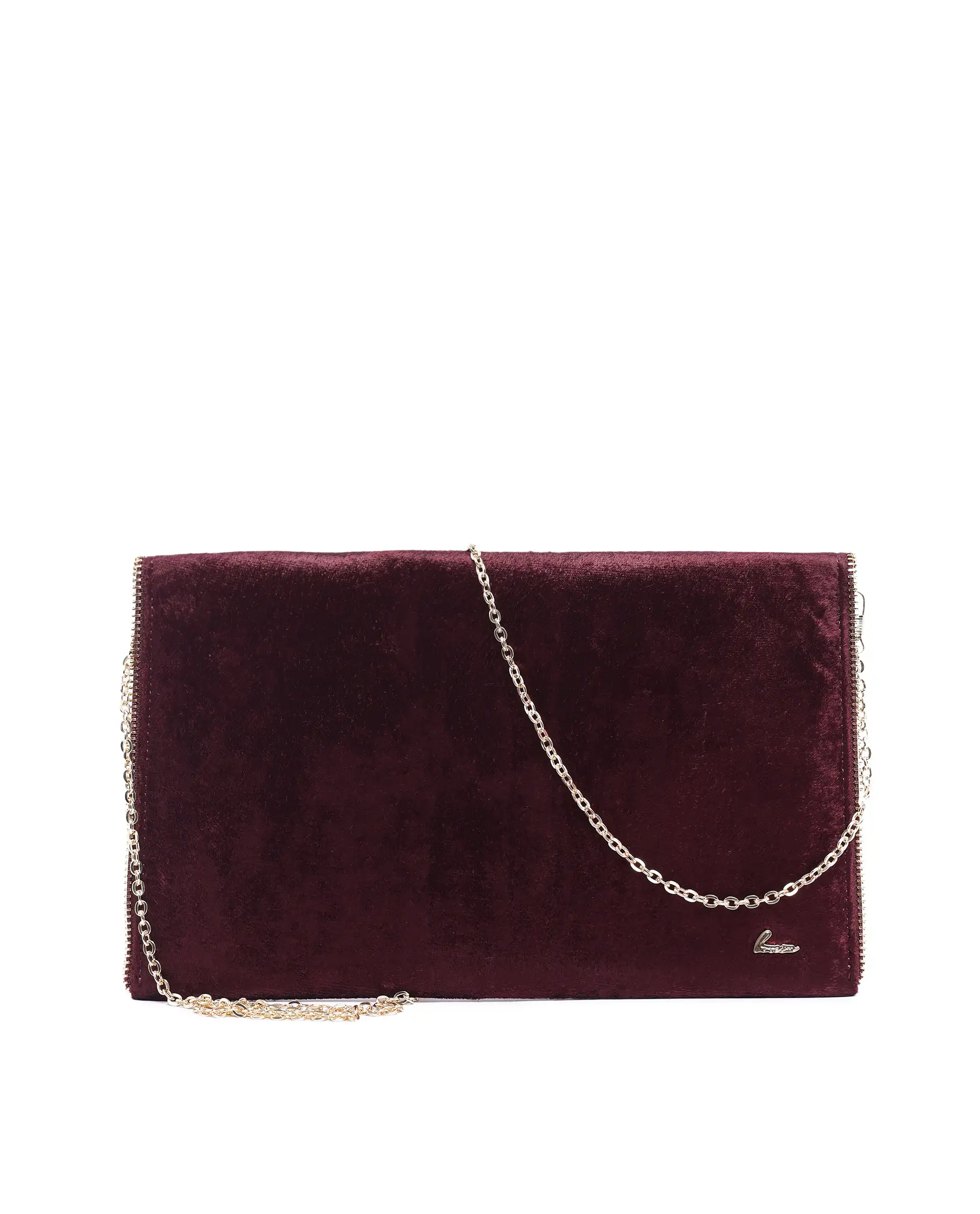 Rareism Women Diva Dark Maroon Plain Bag - Image 2