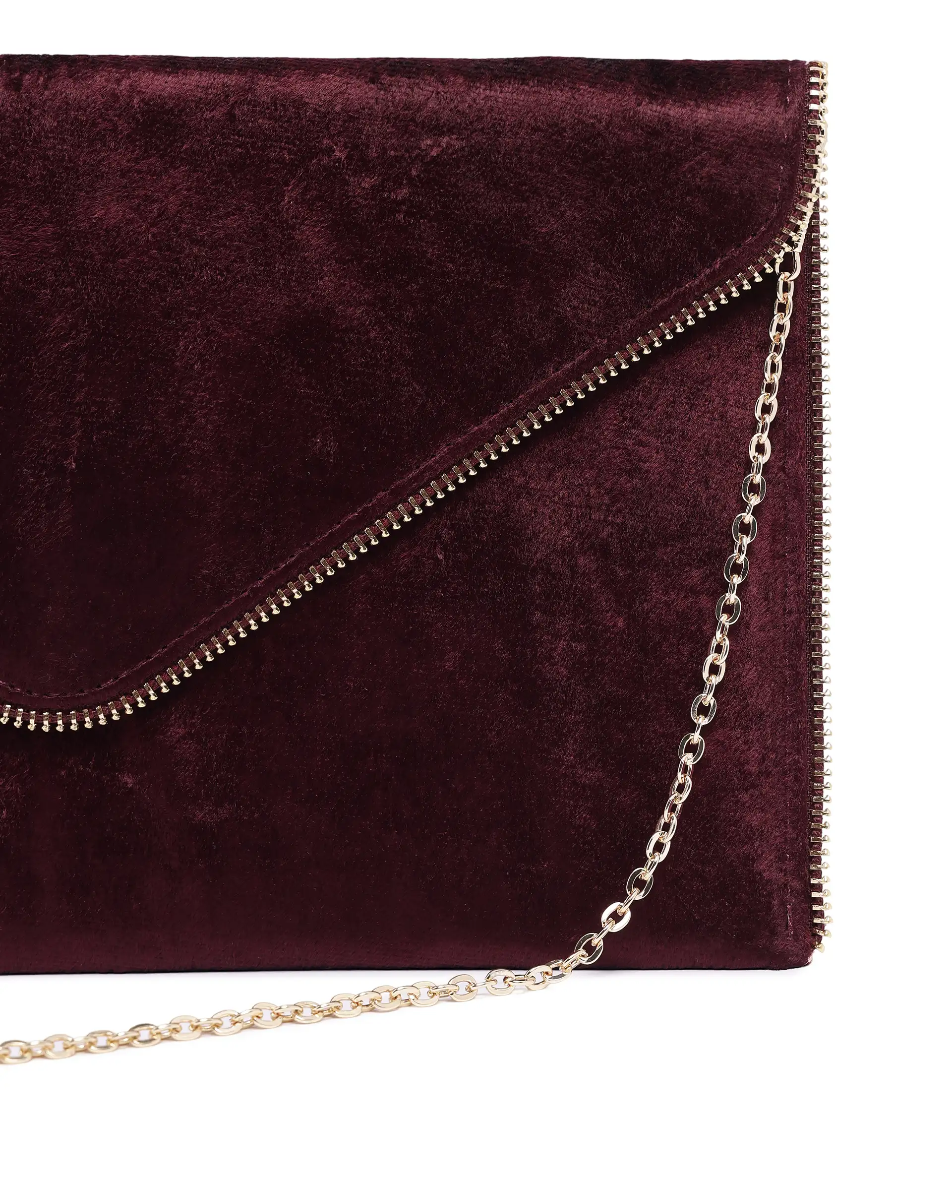 Rareism Women Diva Dark Maroon Plain Bag - Image 6