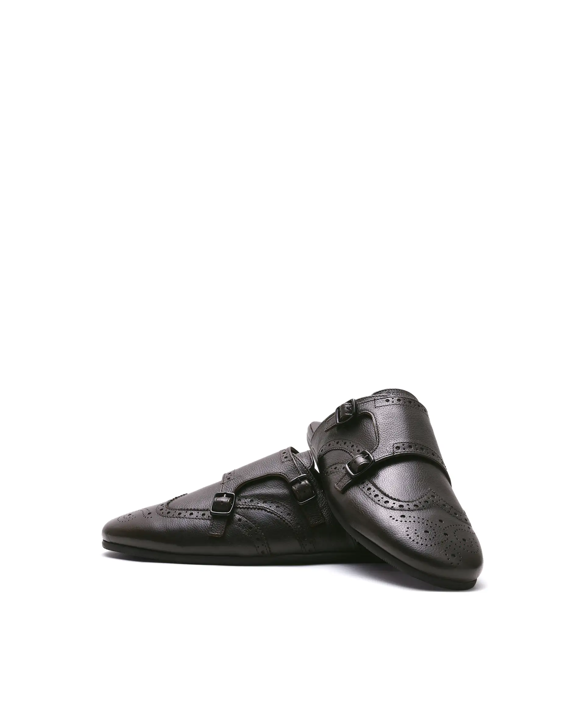 Rare Rabbit Men's Dmonk Dark Brown Leather Mule - Image 4