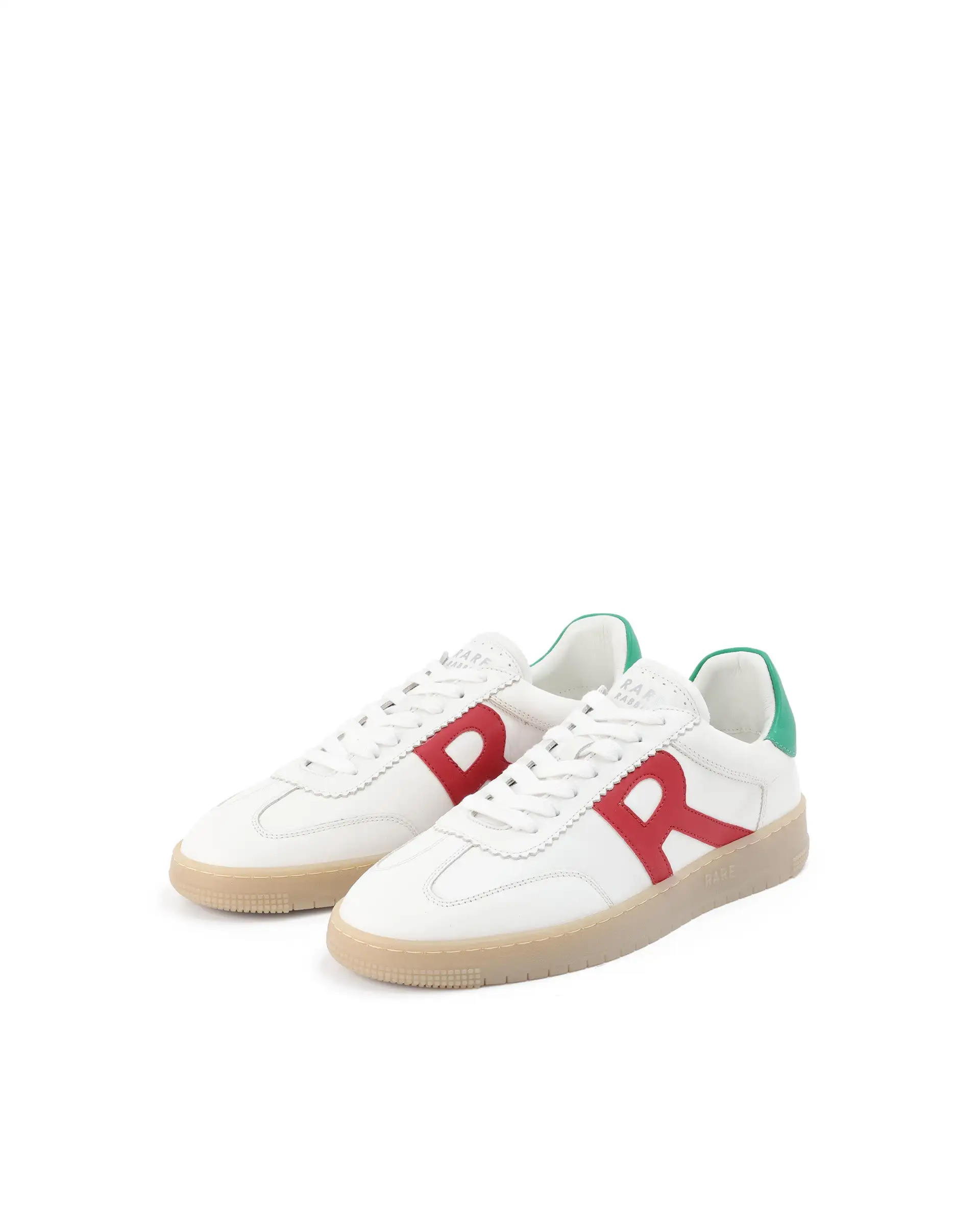 Rare Rabbit Men's Dorset White Oxford Style Colorblocked Smart Casual Leather Sneaker - Image 3