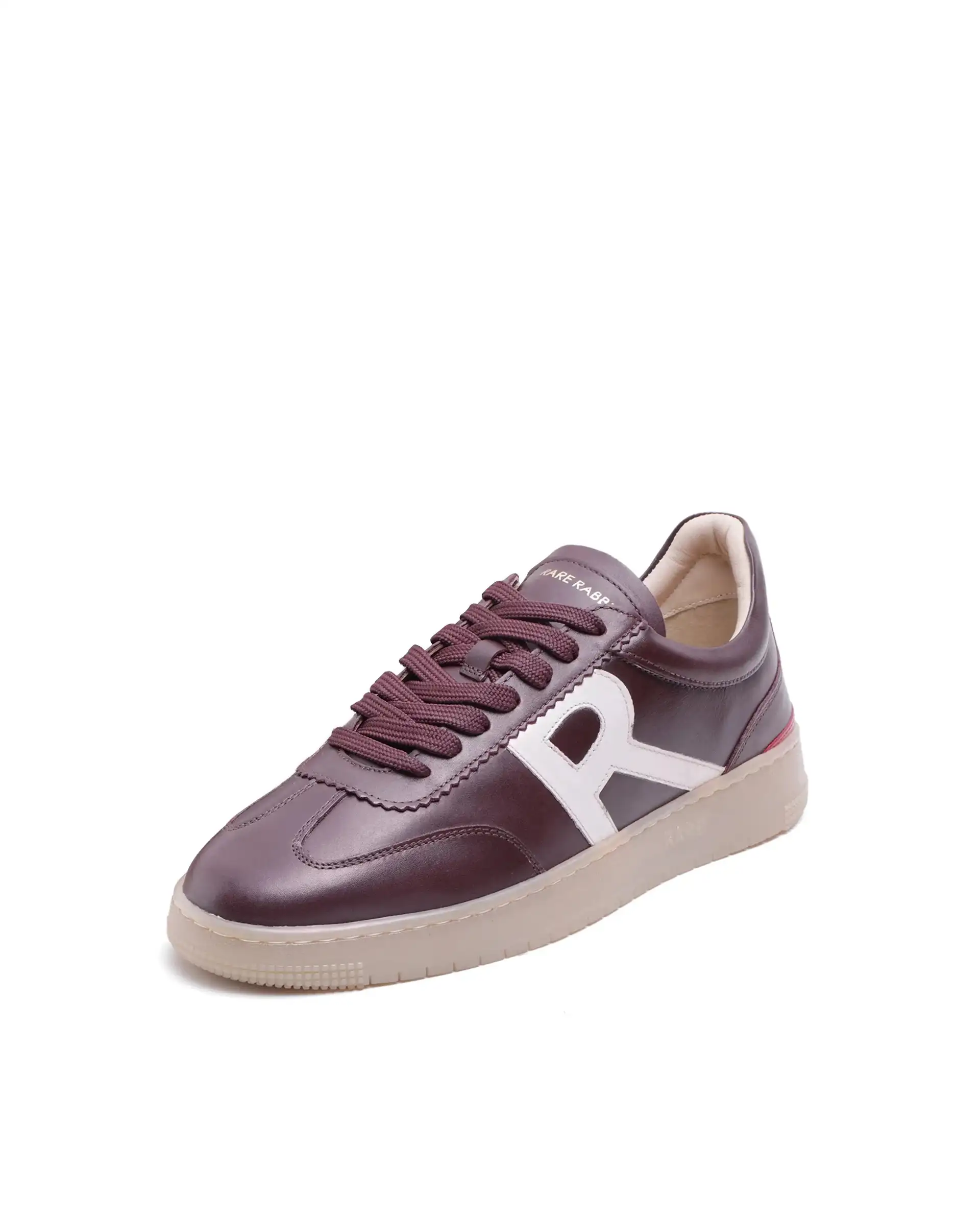 Rare Rabbit Men Dorset Pro Burgundy Genuine Leather Shoes Low-Top Lace-Up Dual Tone Sneaker Shoes - Image 7