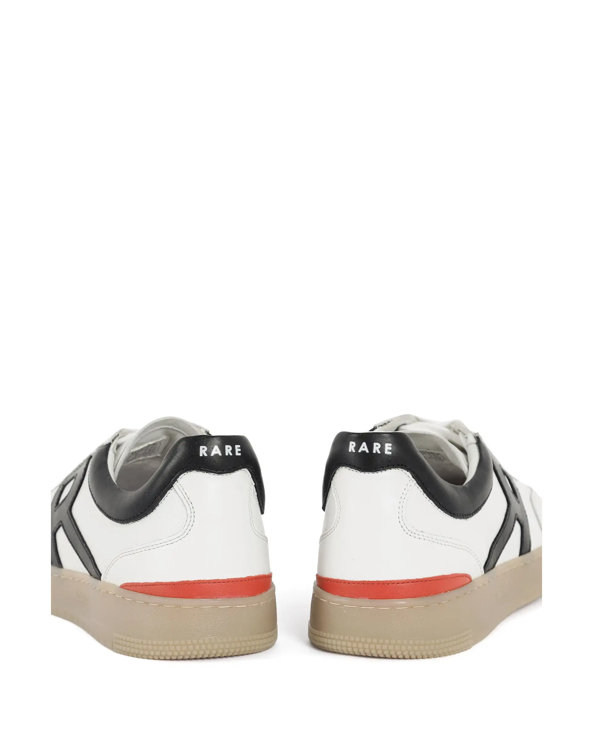 Rare Rabbit Men's Dorset Pro White Genuine Leather Shoes Low-Top Lace-Up Dual Tone Sneaker Shoes - Image 6