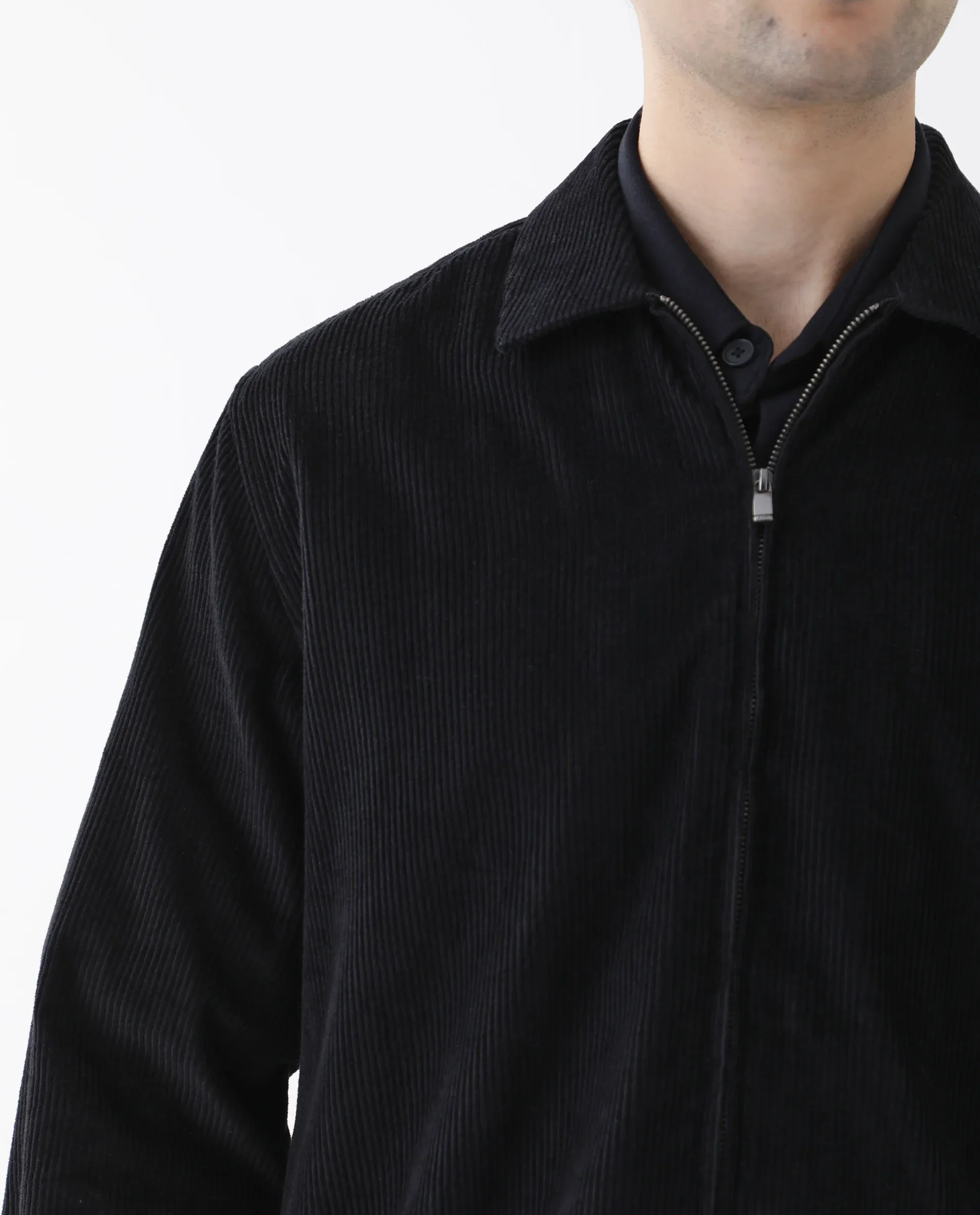 Rare Rabbit Men's Drozz Black Cotton Textured Relaxed Fit Full Sleeve Collared Shirt - Image 6