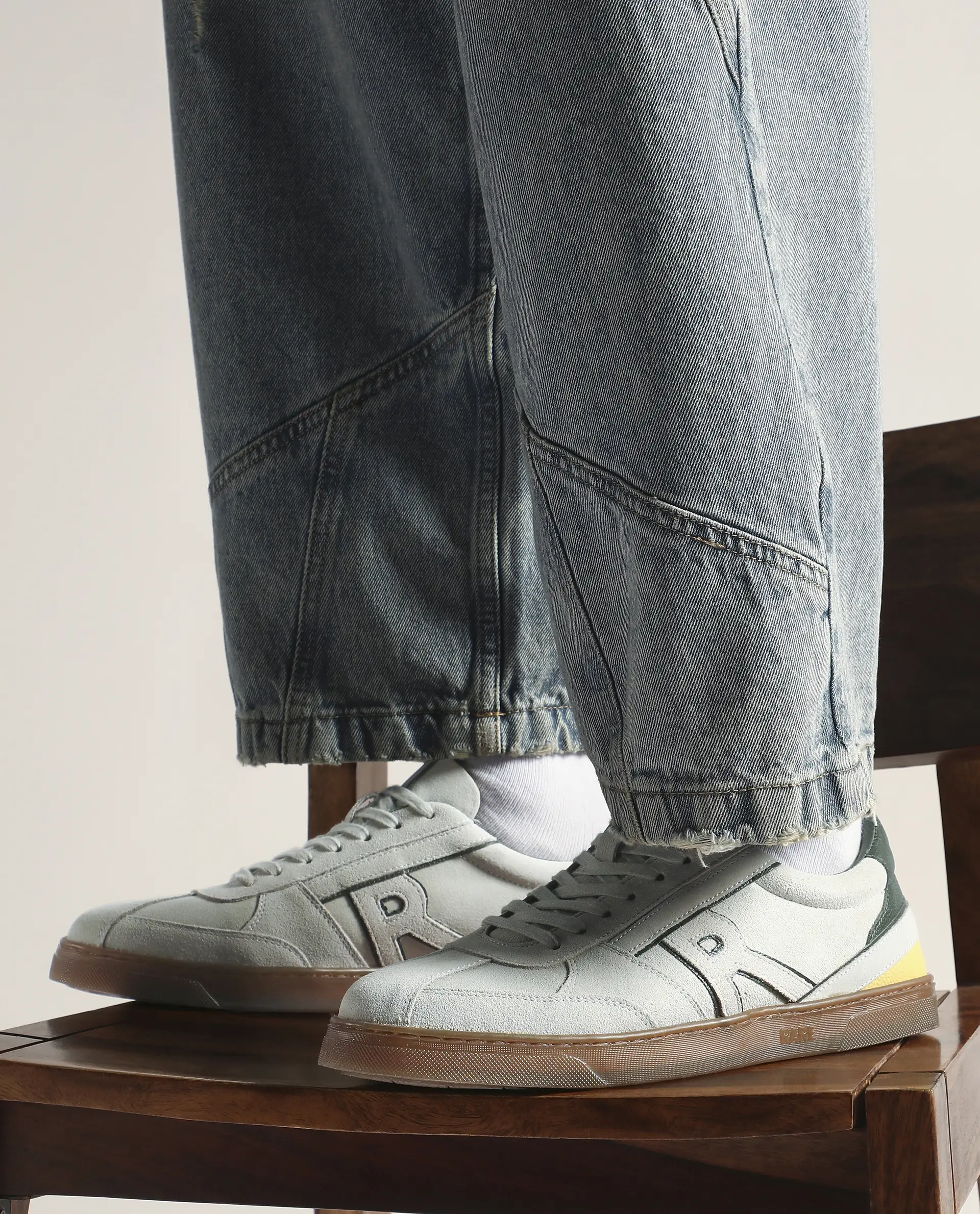 Rare Rabbit Men Duai Biege Lace-Up Closure Sneaker - Image 2