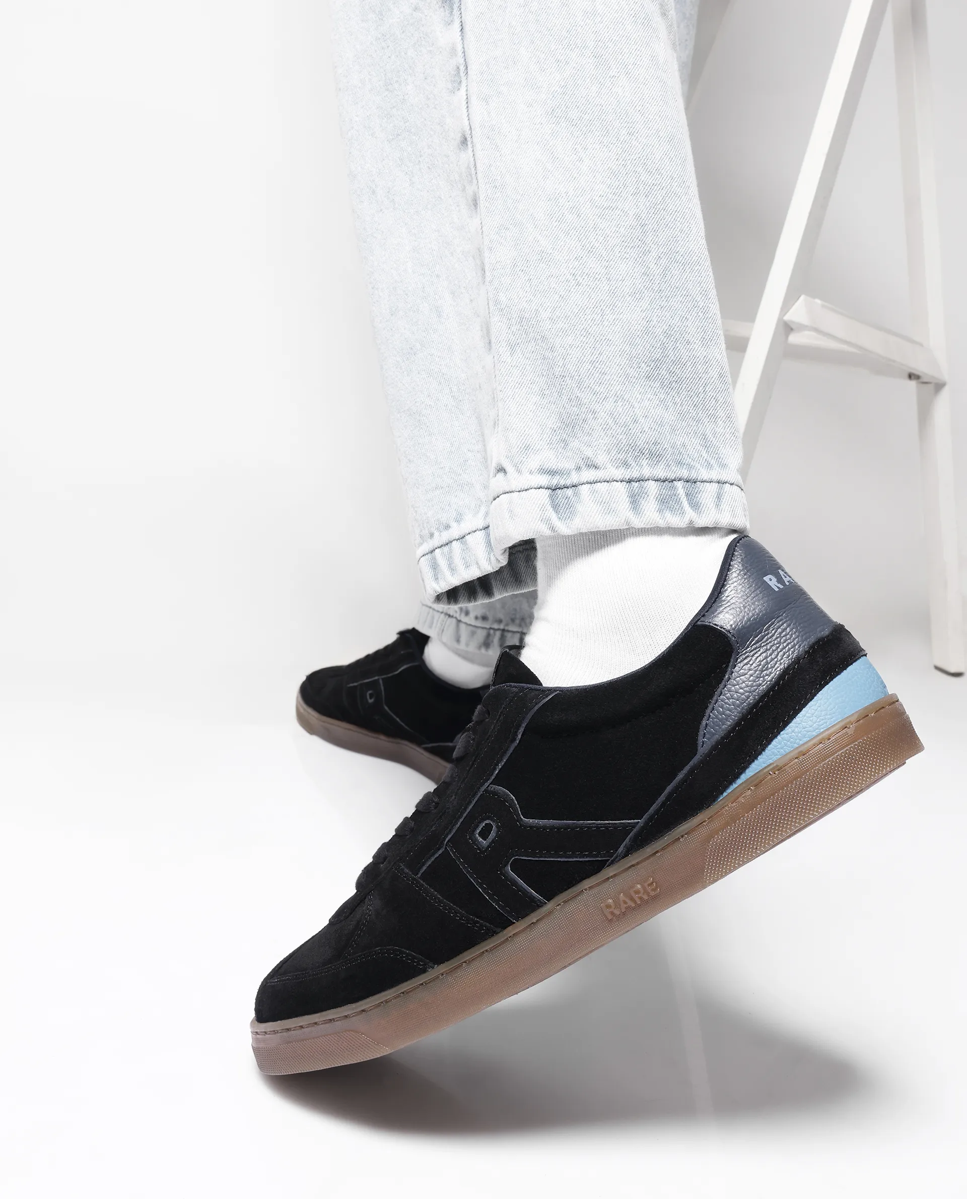 Rare Rabbit Men Duai Black Lace-Up Closure Sneaker - Image 2