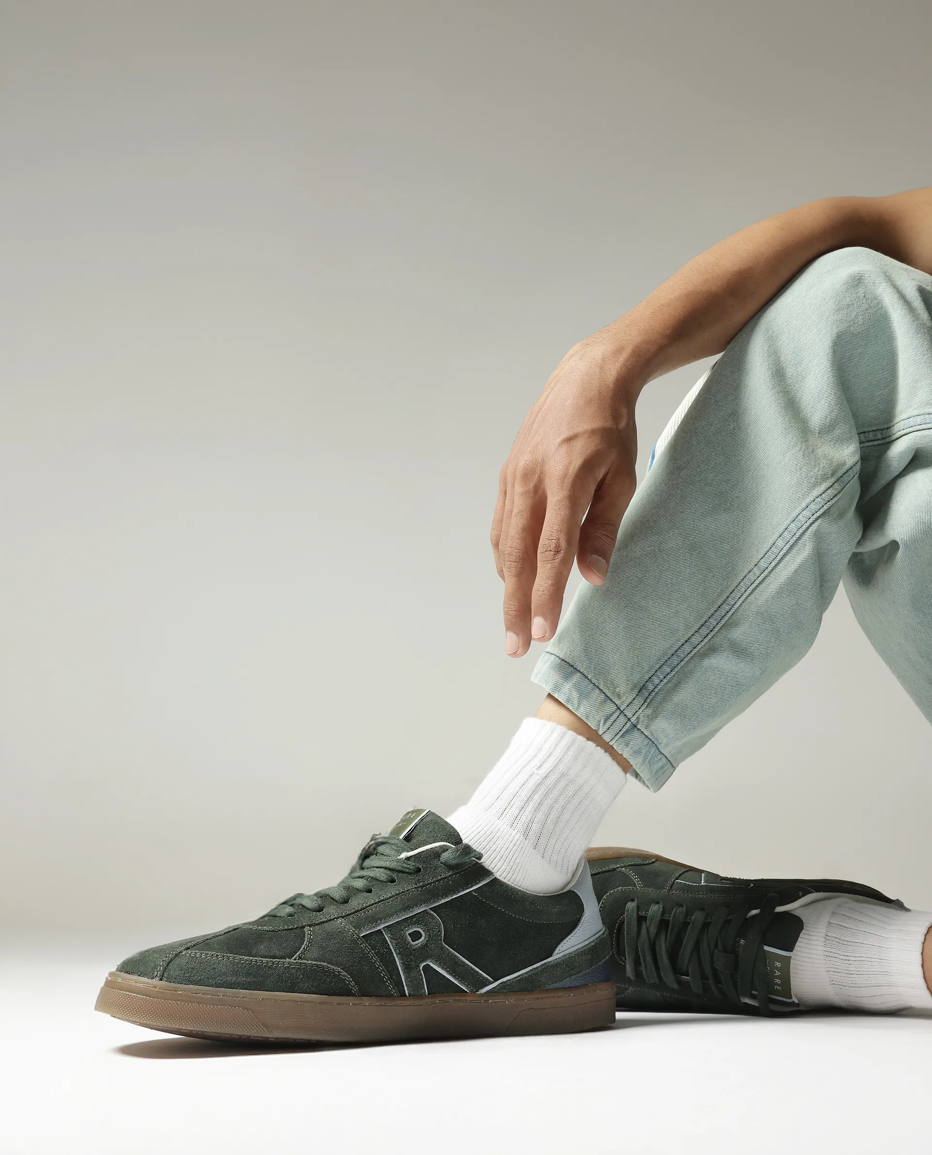 Rare Rabbit Men Duai Green Lace-Up Closure Sneaker - Image 2