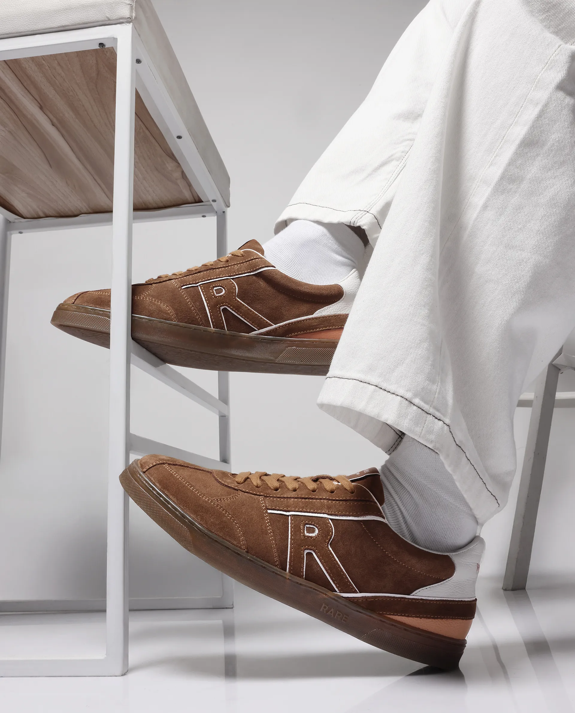 Rare Rabbit Men Duai Tan Lace-Up Closure Sneaker - Image 2